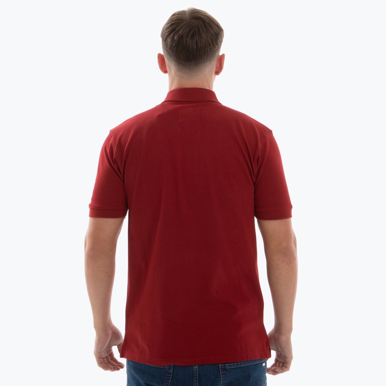 Cash Polo Dark Red - Peaceful Hooligan