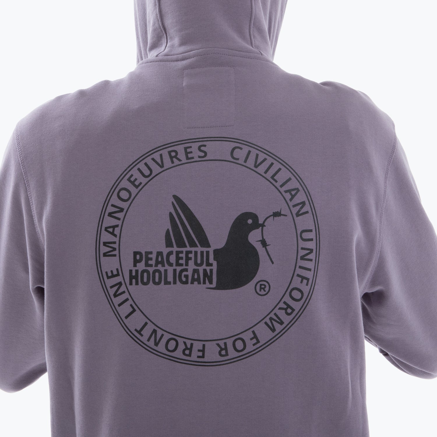 Civ Uni Hoodie Mauve - Peaceful Hooligan