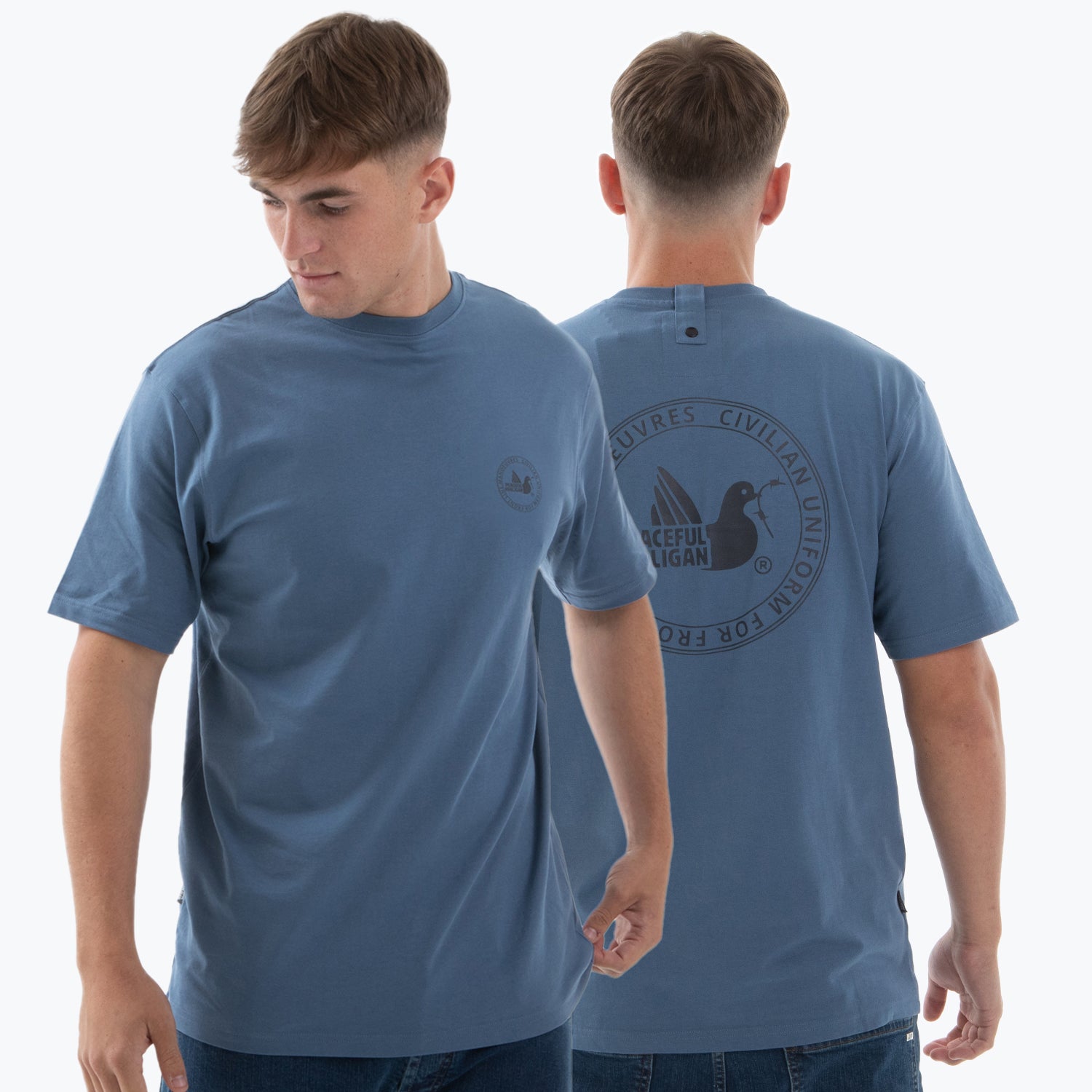 Civ Uni T-Shirt Copen Blue - Peaceful Hooligan
