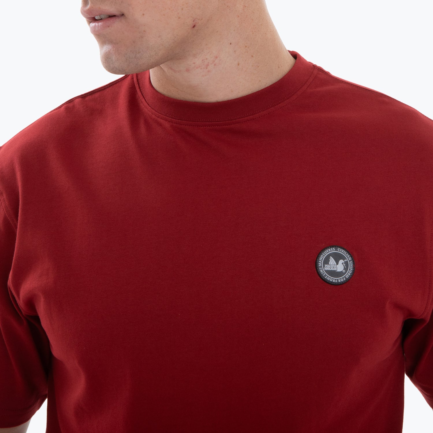 Club T-Shirt Dark Red - Peaceful Hooligan
