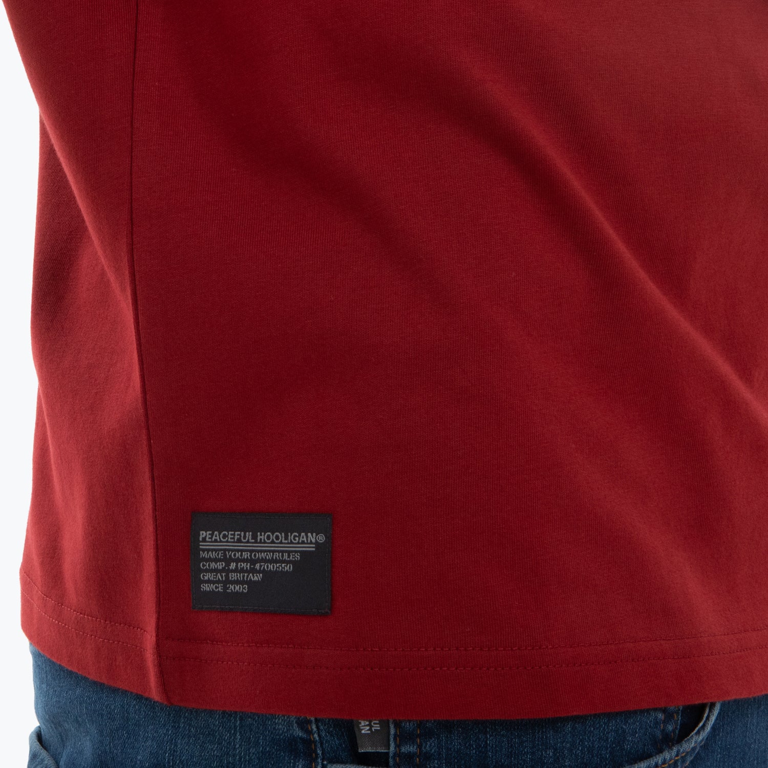 Club T-Shirt Dark Red - Peaceful Hooligan