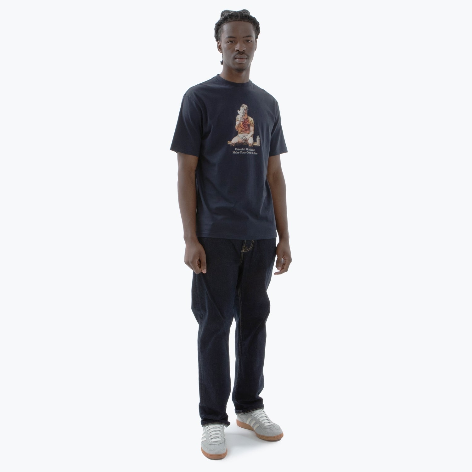Cruyff T-Shirt Navy - Peaceful Hooligan
