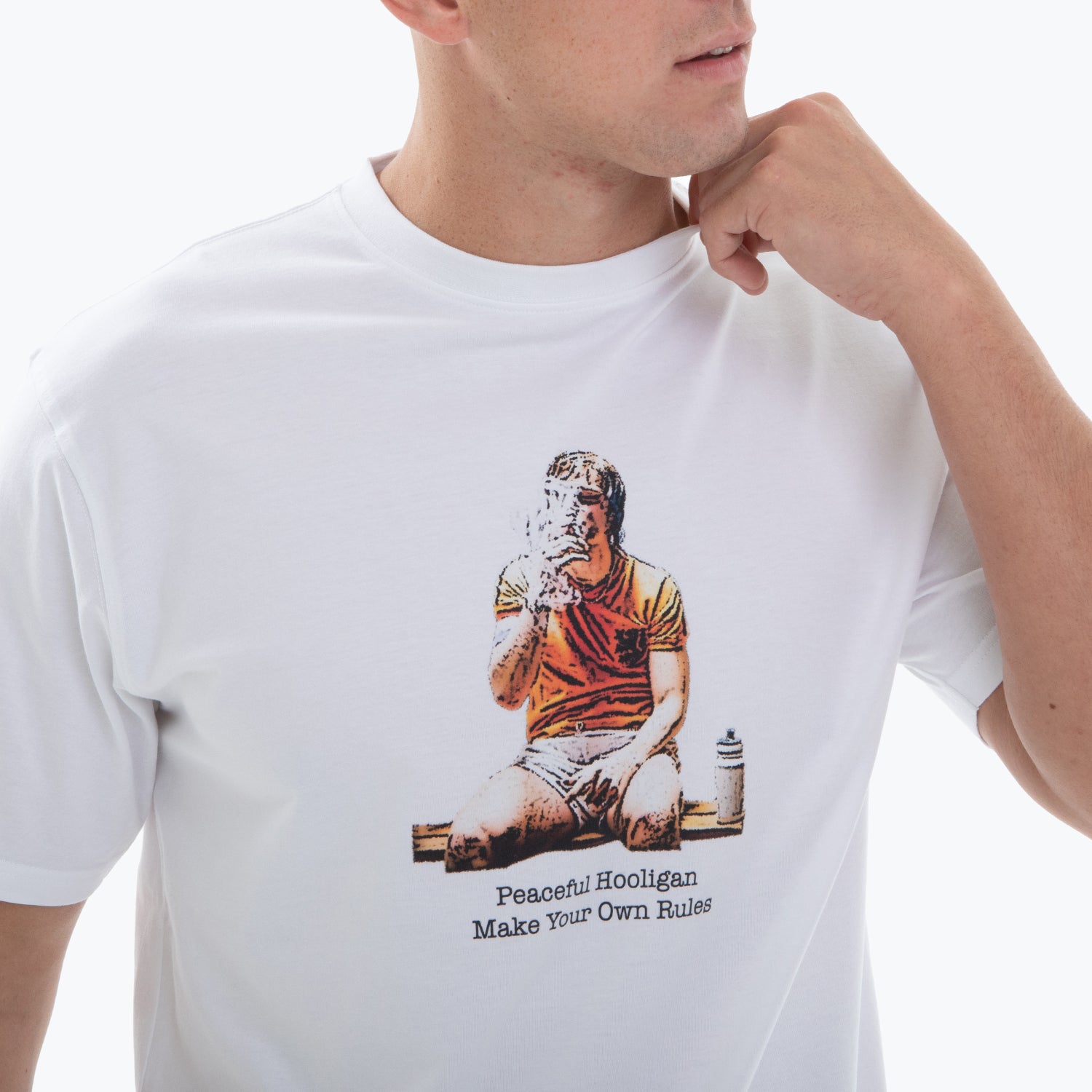 Cruyff T-Shirt White - Peaceful Hooligan