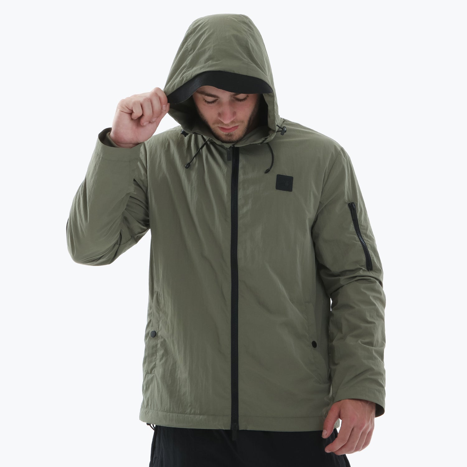 Fury Fleece Lined Jacket Khaki - Peaceful Hooligan