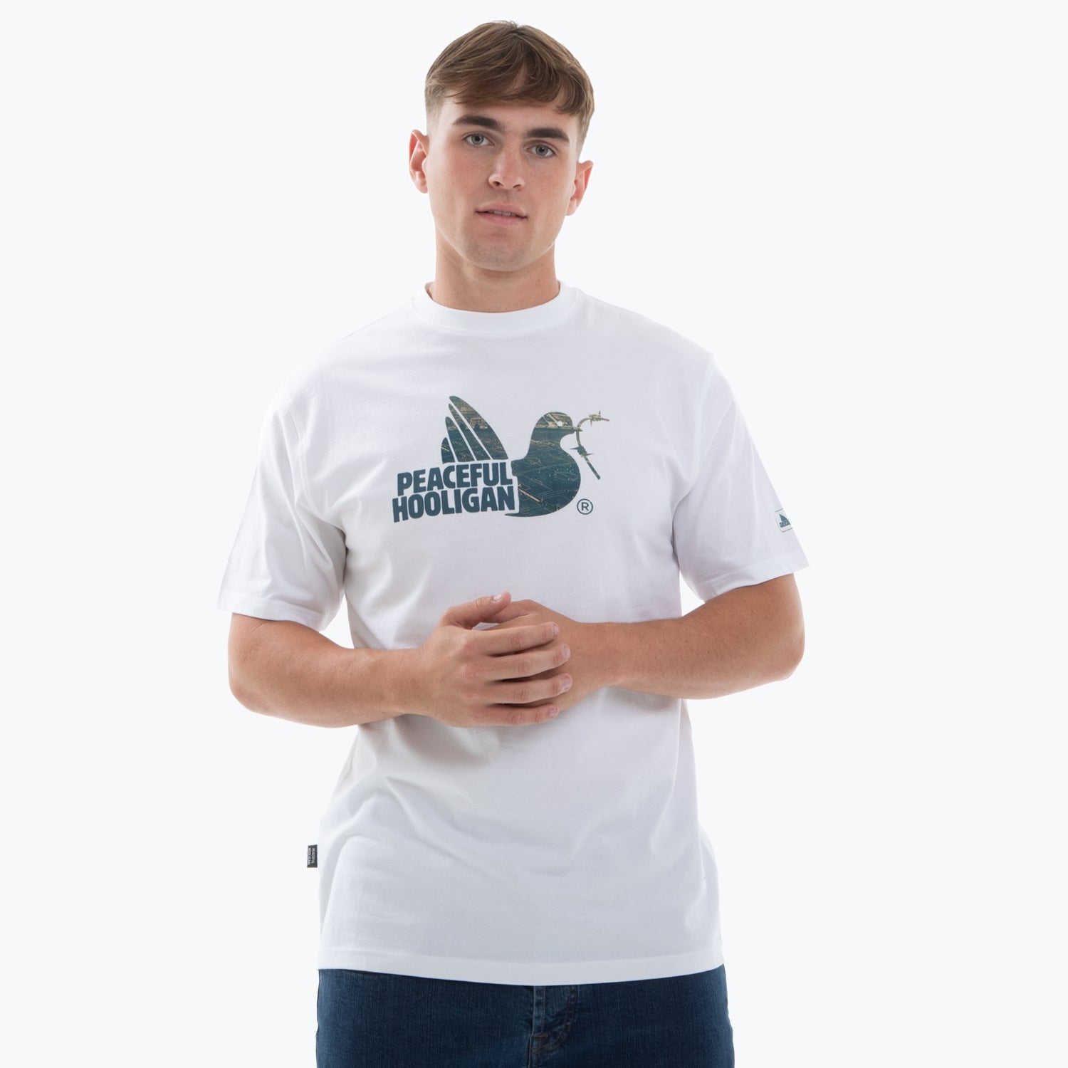 Hackney T-Shirt White - Peaceful Hooligan