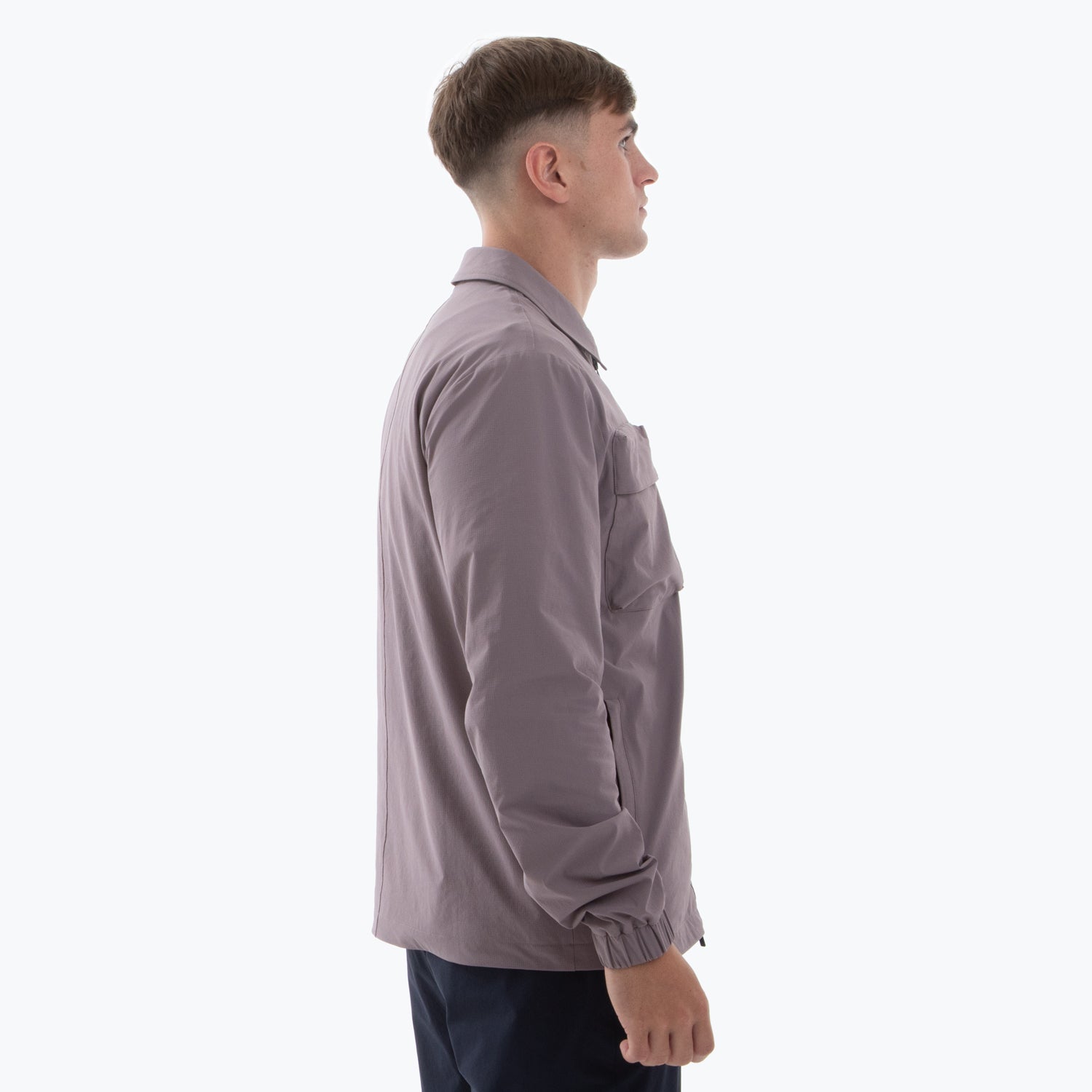 Hawthorn Overshirt Mauve - Peaceful Hooligan