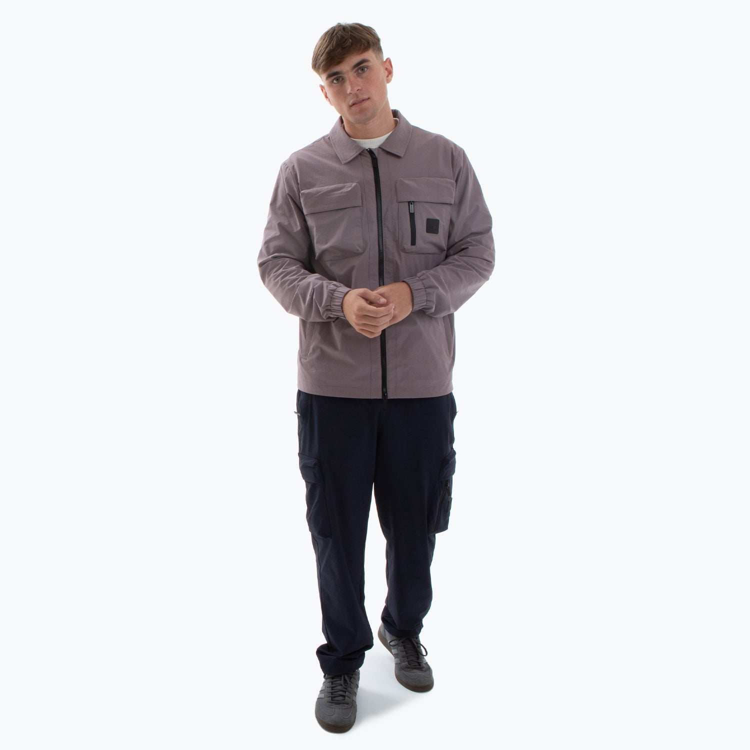 Hawthorn Overshirt Mauve - Peaceful Hooligan