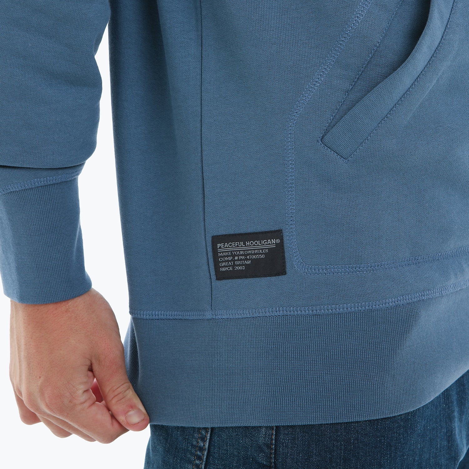 Civ Uni Hoodie Copen Blue