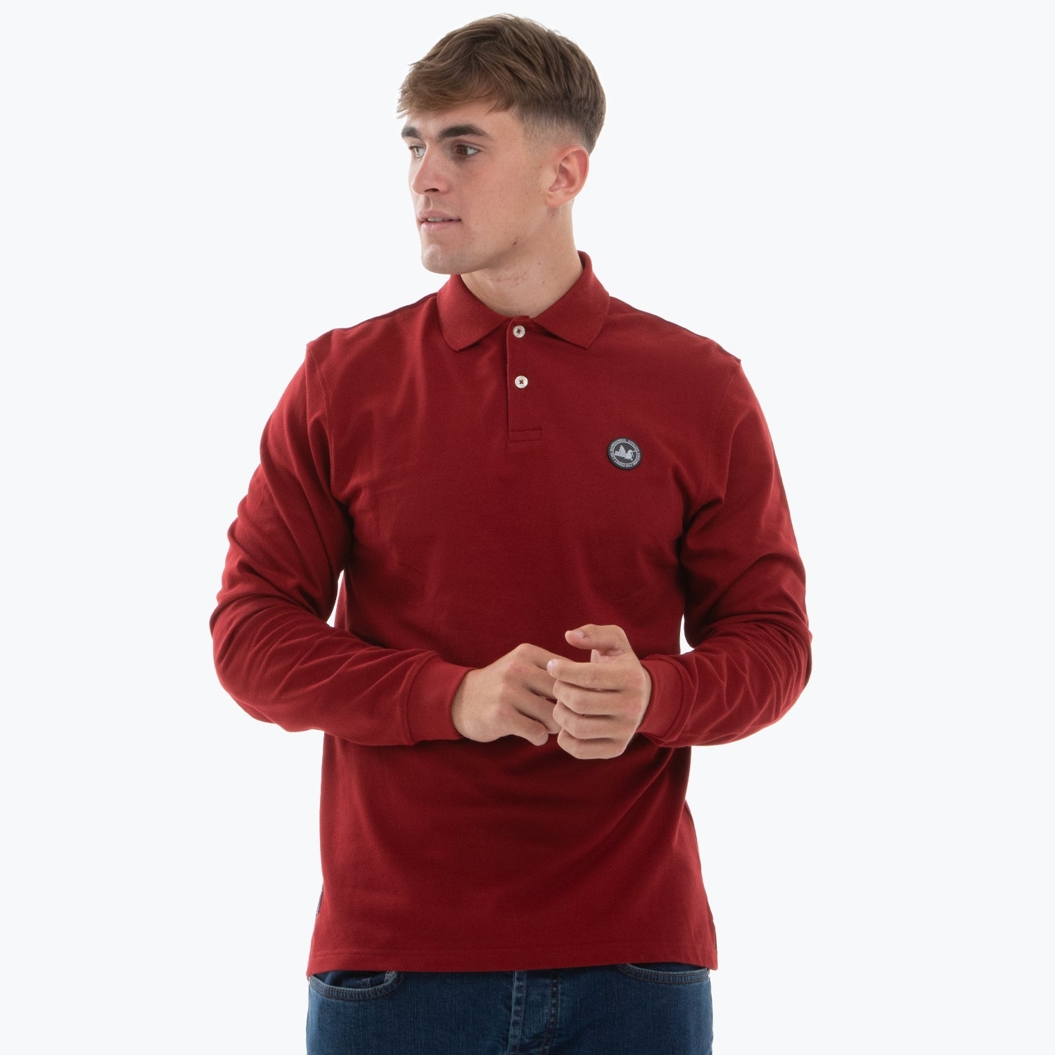 Lex LS Polo Dark Red - Peaceful Hooligan