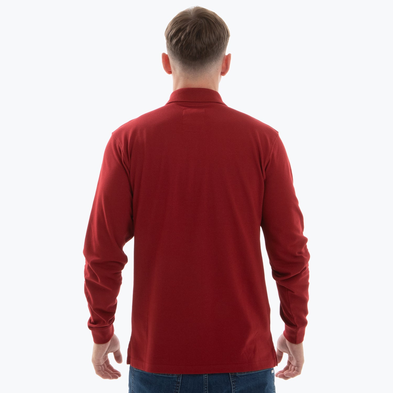 Lex LS Polo Dark Red - Peaceful Hooligan