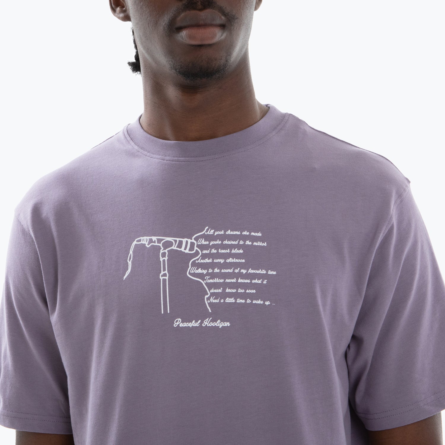 Liam T-Shirt Mauve - Peaceful Hooligan