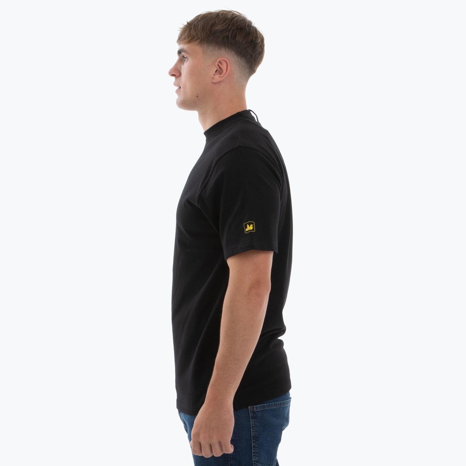 Lines T-Shirt Black - Peaceful Hooligan