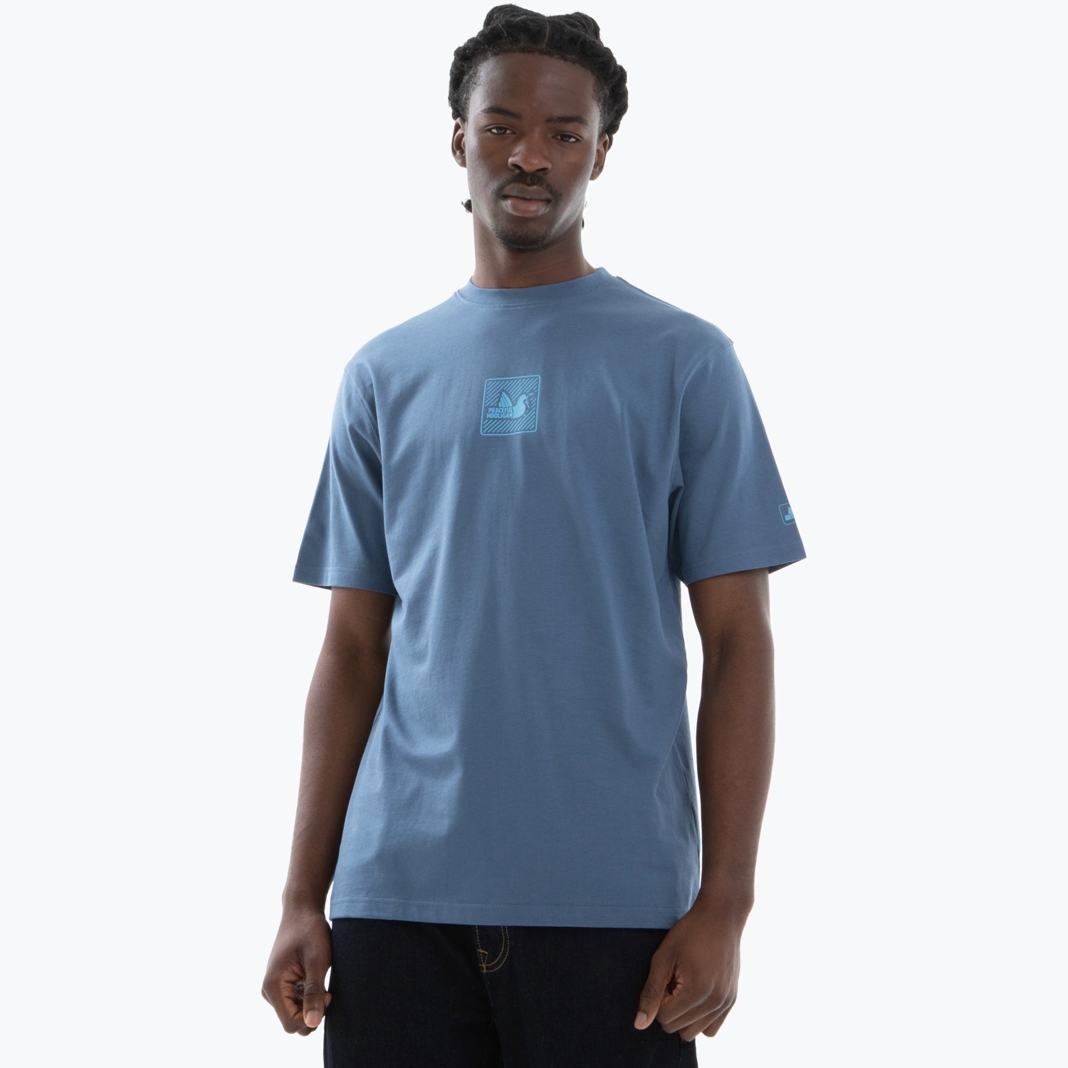 Lines T-Shirt Copen Blue - Peaceful Hooligan