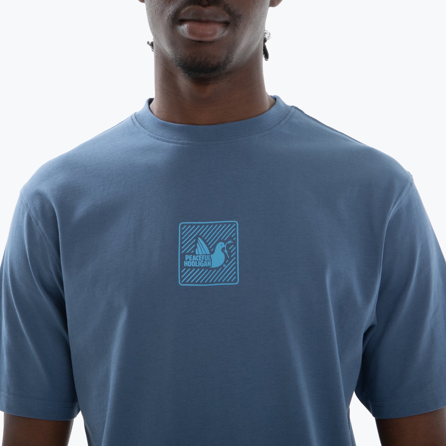 Lines T-Shirt Copen Blue - Peaceful Hooligan