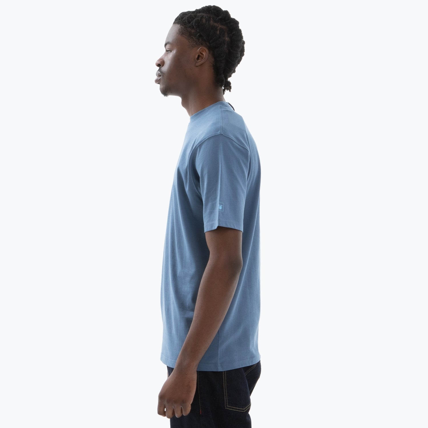 Lines T-Shirt Copen Blue - Peaceful Hooligan