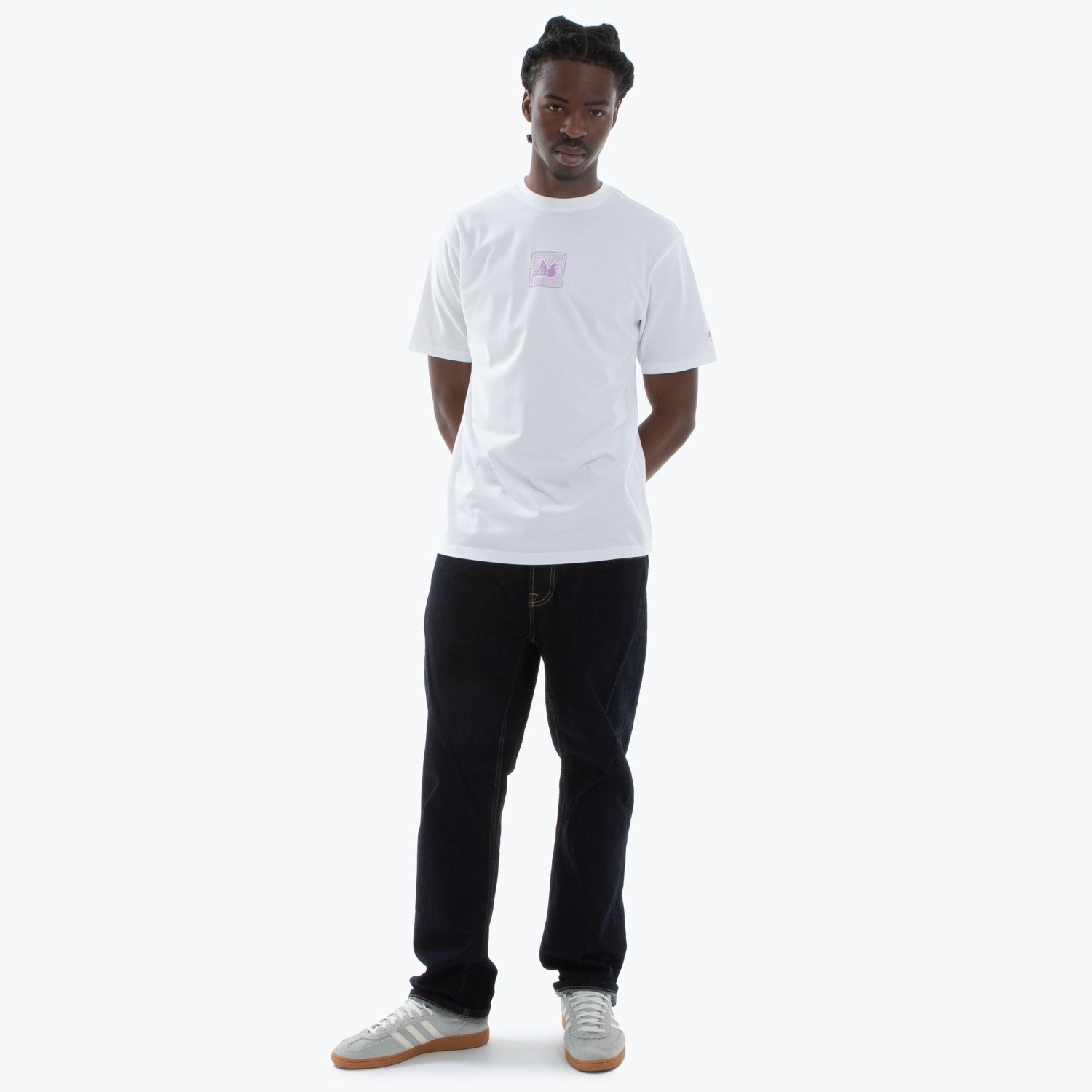 Lines T-Shirt White - Peaceful Hooligan