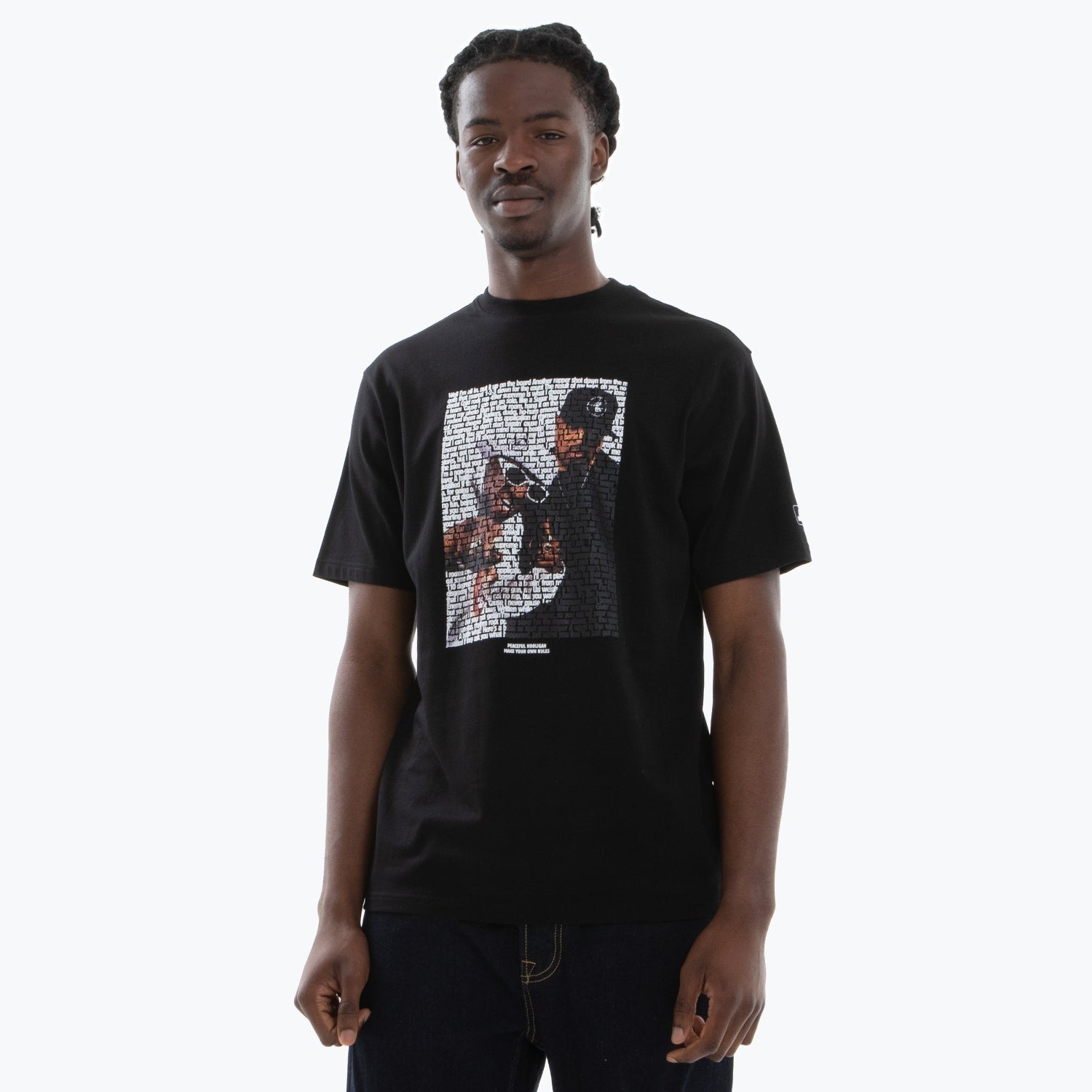 No 1 T-Shirt Black - Peaceful Hooligan