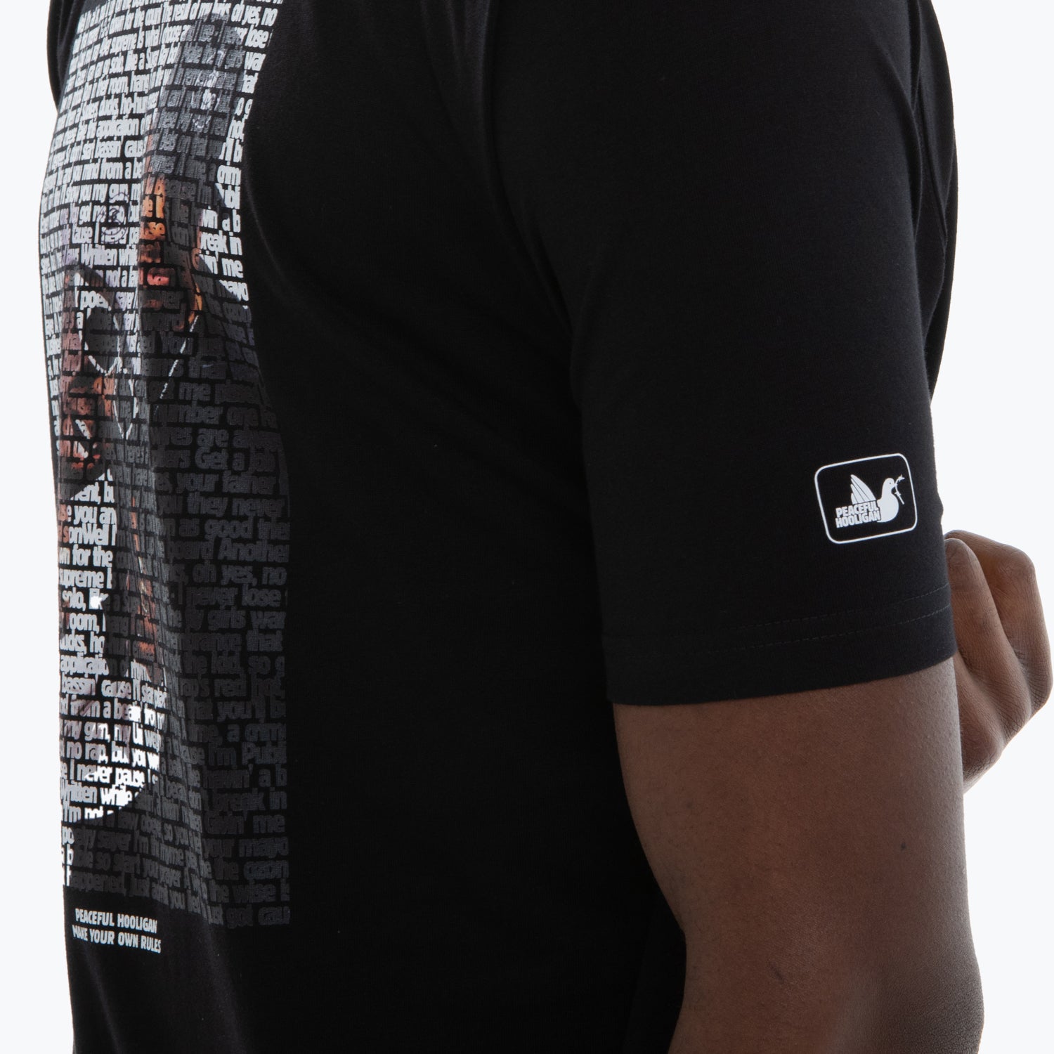 No 1 T-Shirt Black - Peaceful Hooligan