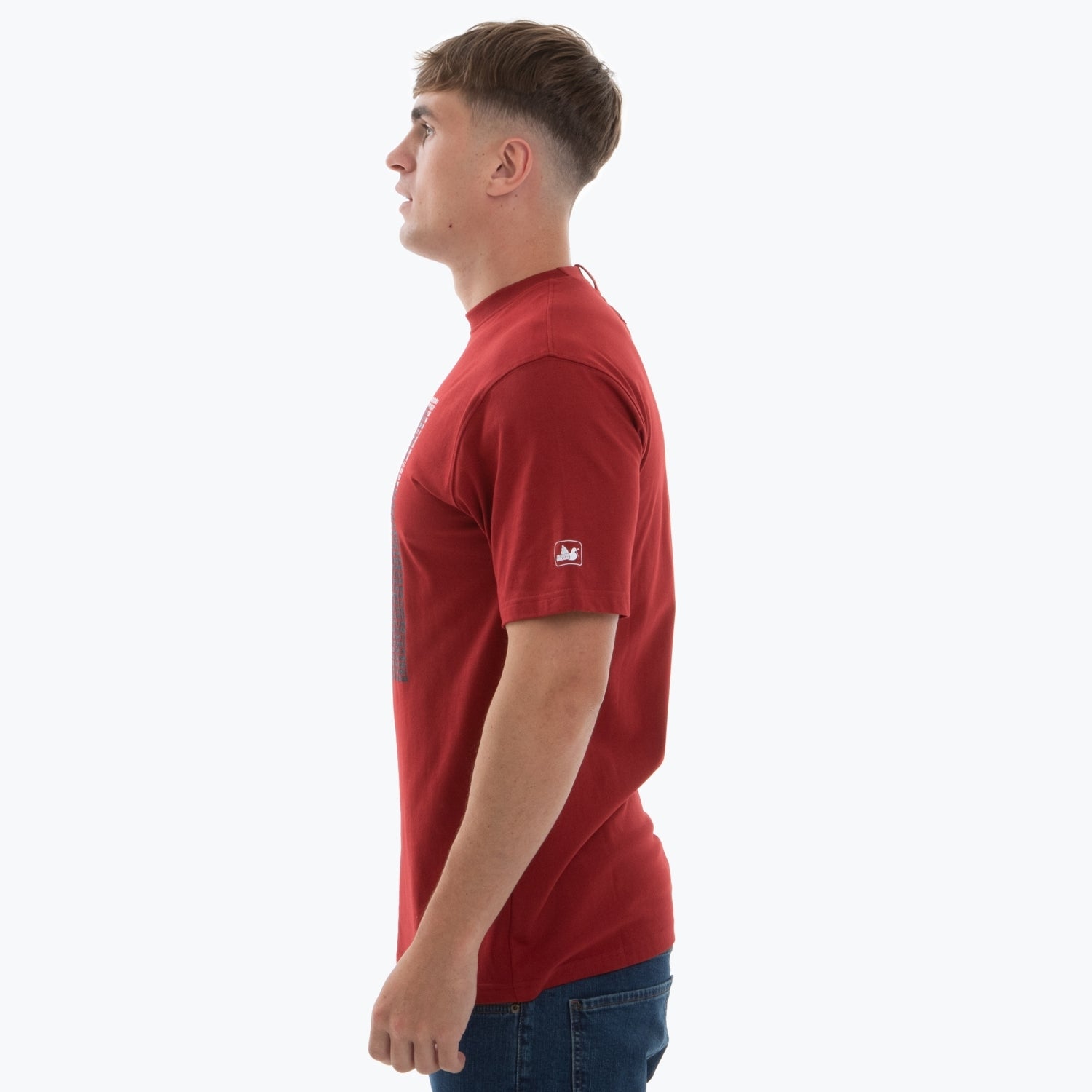 No 1 T-Shirt Dark Red - Peaceful Hooligan