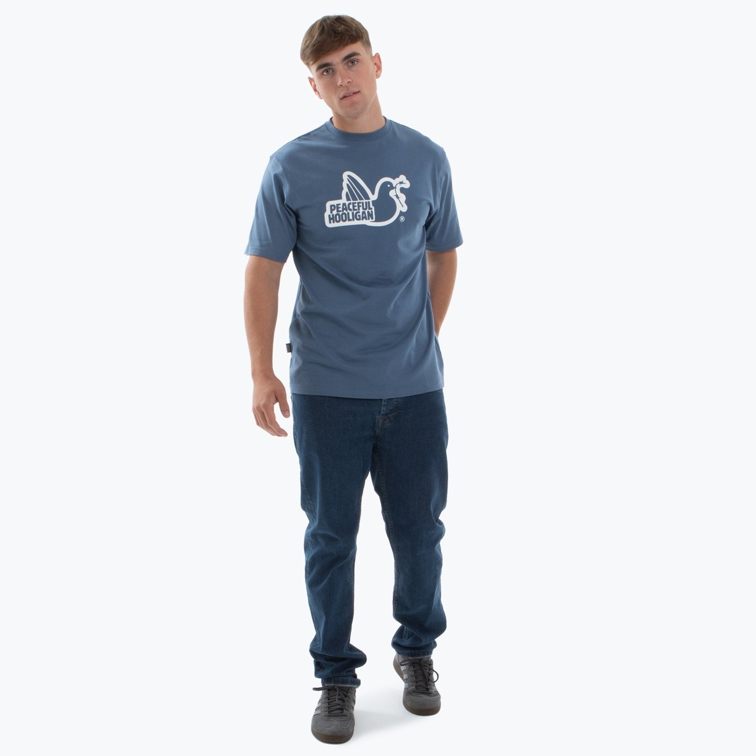 Outline T-Shirt Copen Blue - Peaceful Hooligan