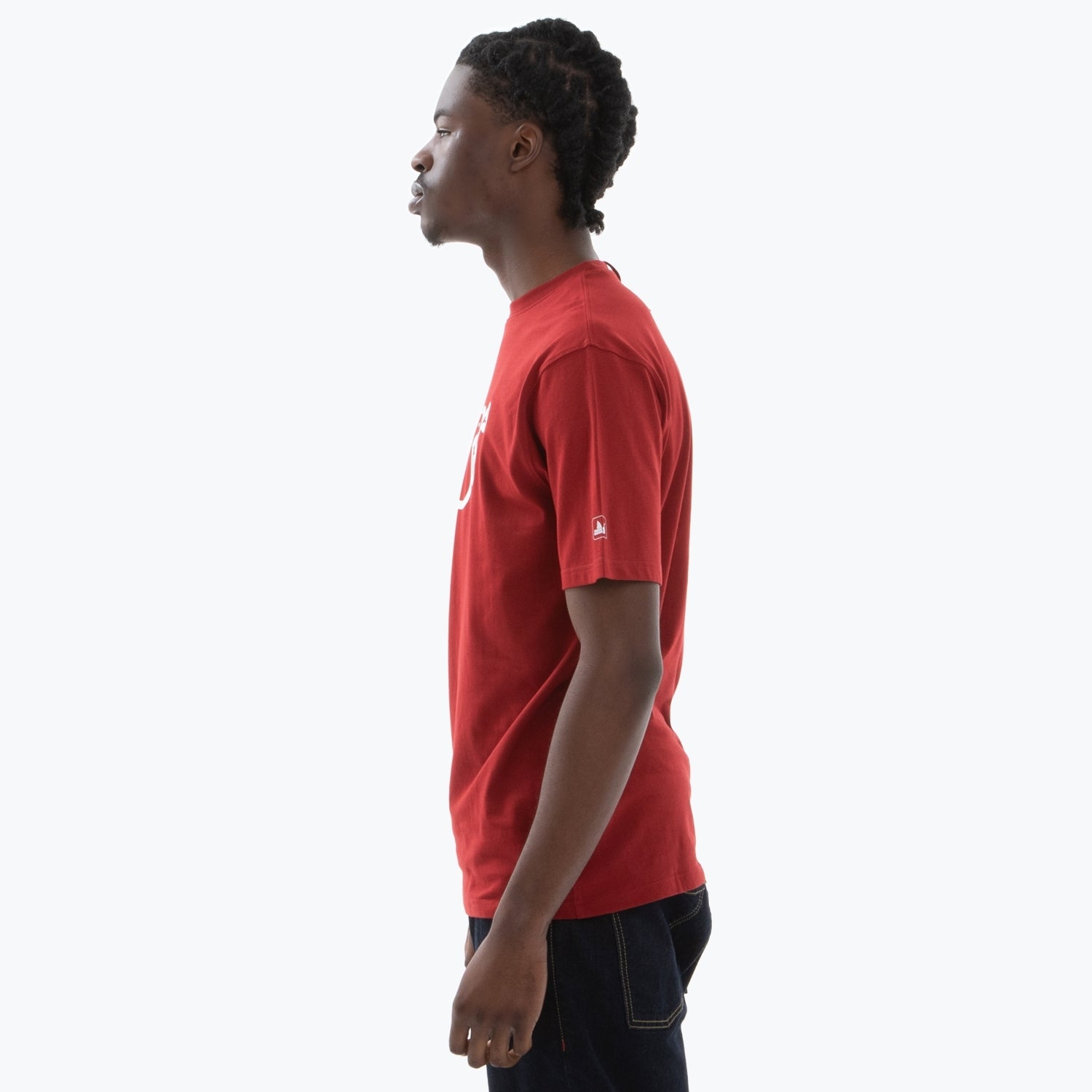 Outline T-Shirt Dark Red - Peaceful Hooligan