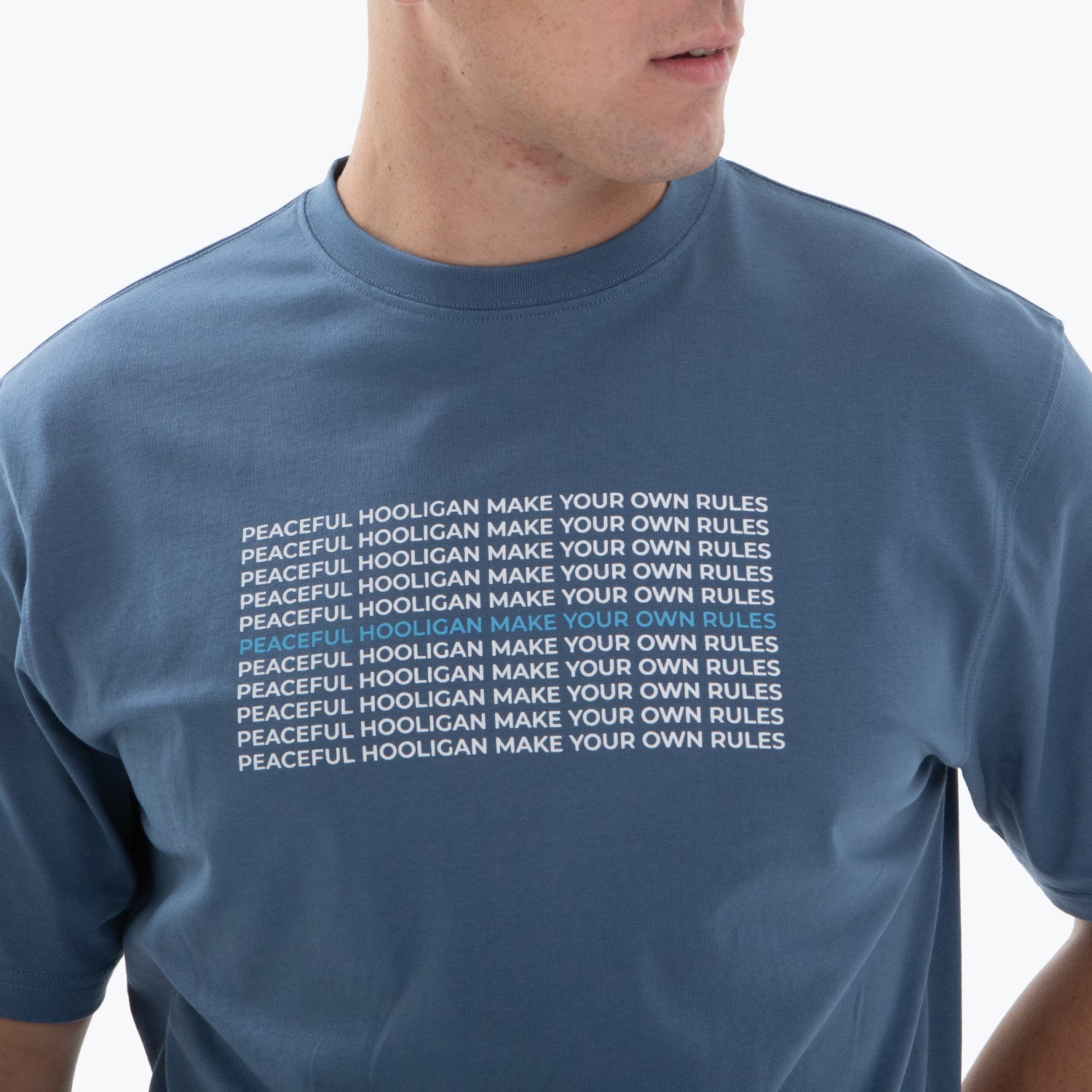 Rules T-Shirt Copen Blue - Peaceful Hooligan