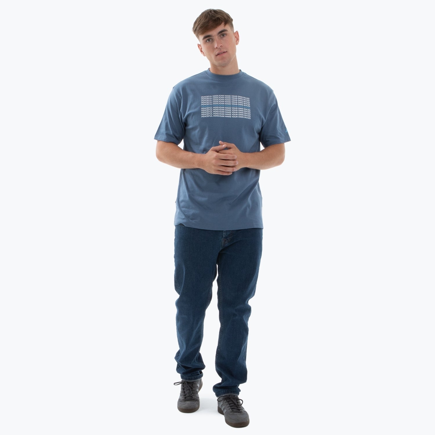 Rules T-Shirt Copen Blue - Peaceful Hooligan
