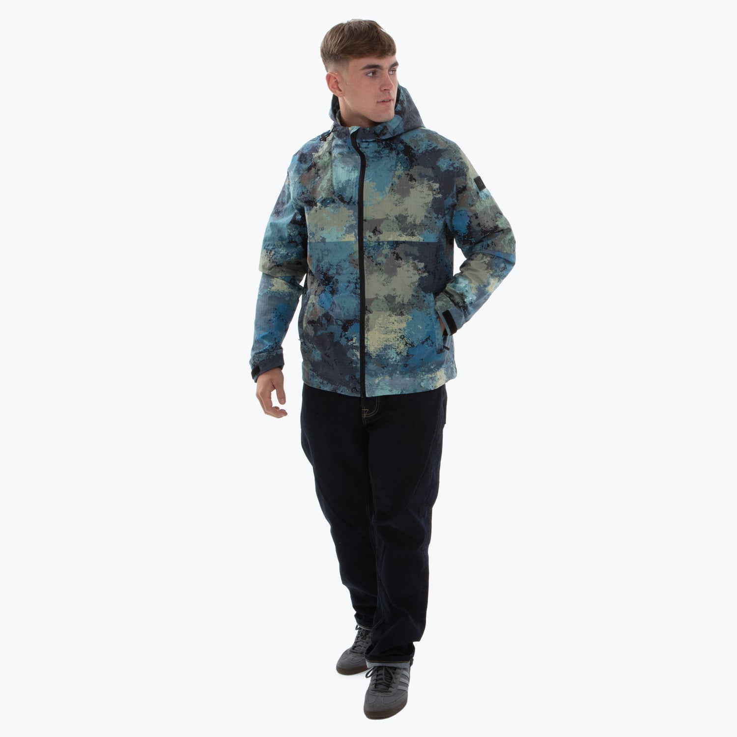Sling Jacket Lagoon Camo - Peaceful Hooligan