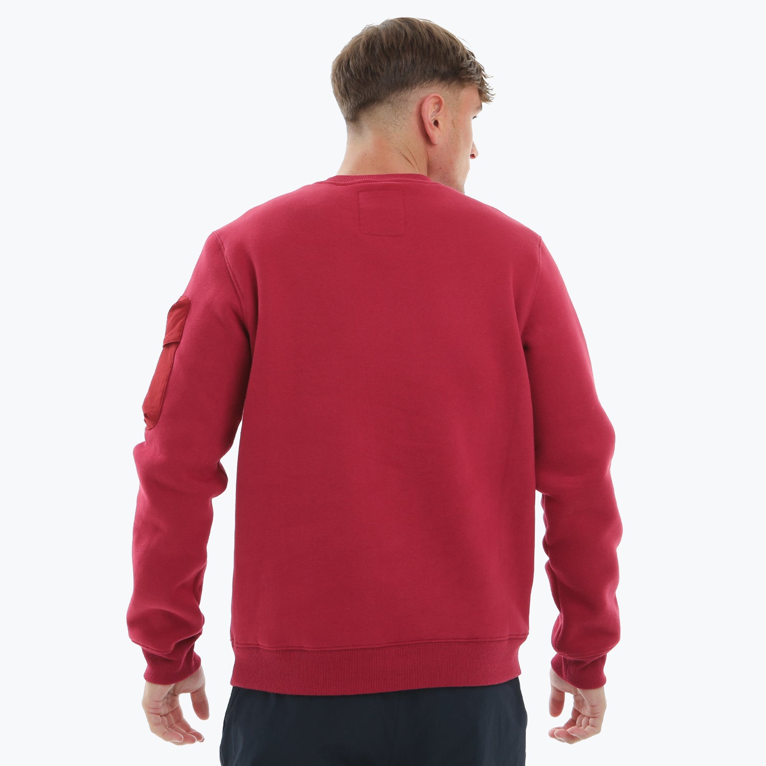 Crabtree Sweatshirt Dark Red - Peaceful Hooligan