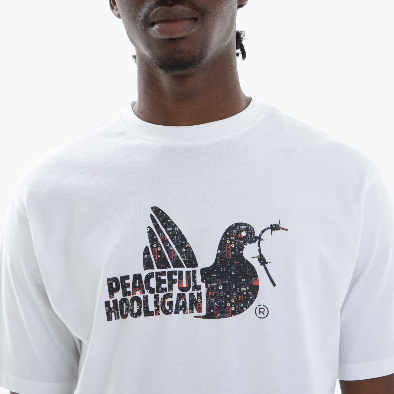 System Dove T-Shirt White - Peaceful Hooligan