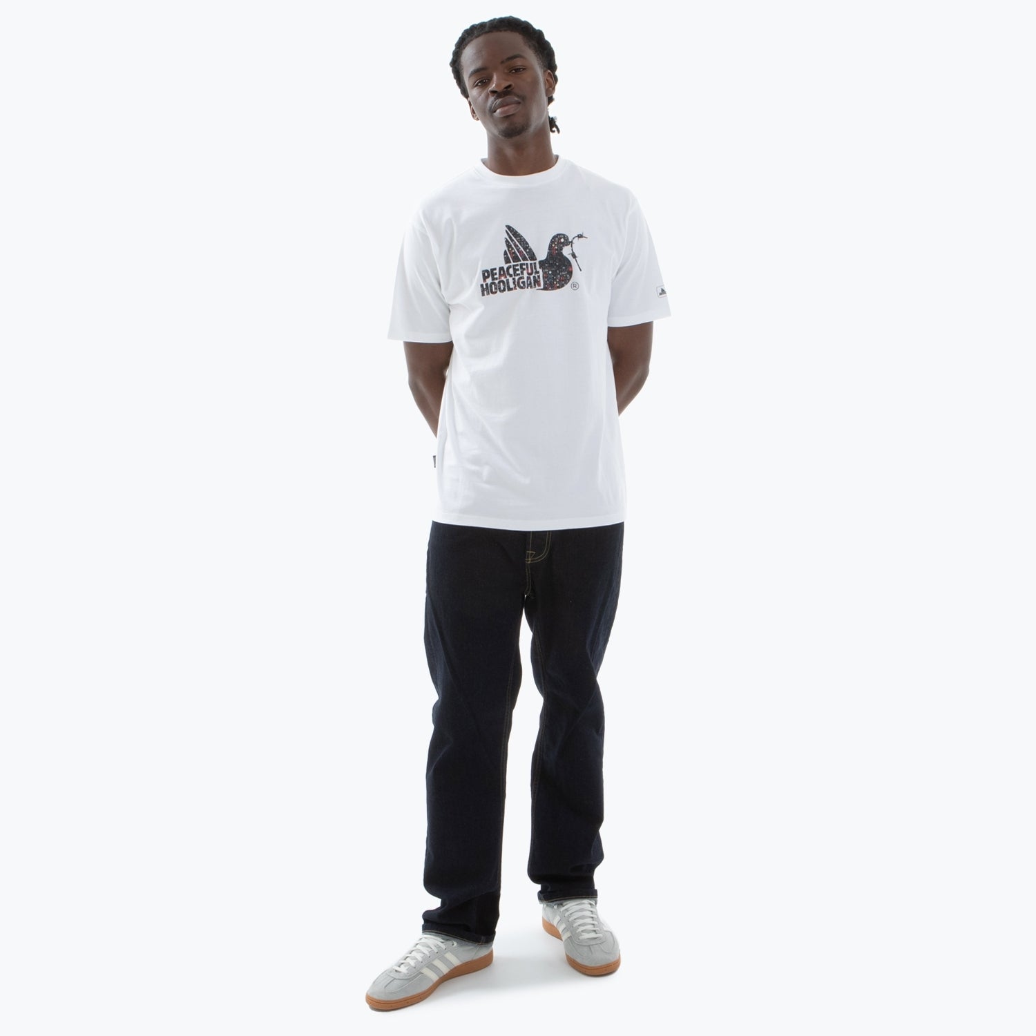System Dove T-Shirt White - Peaceful Hooligan