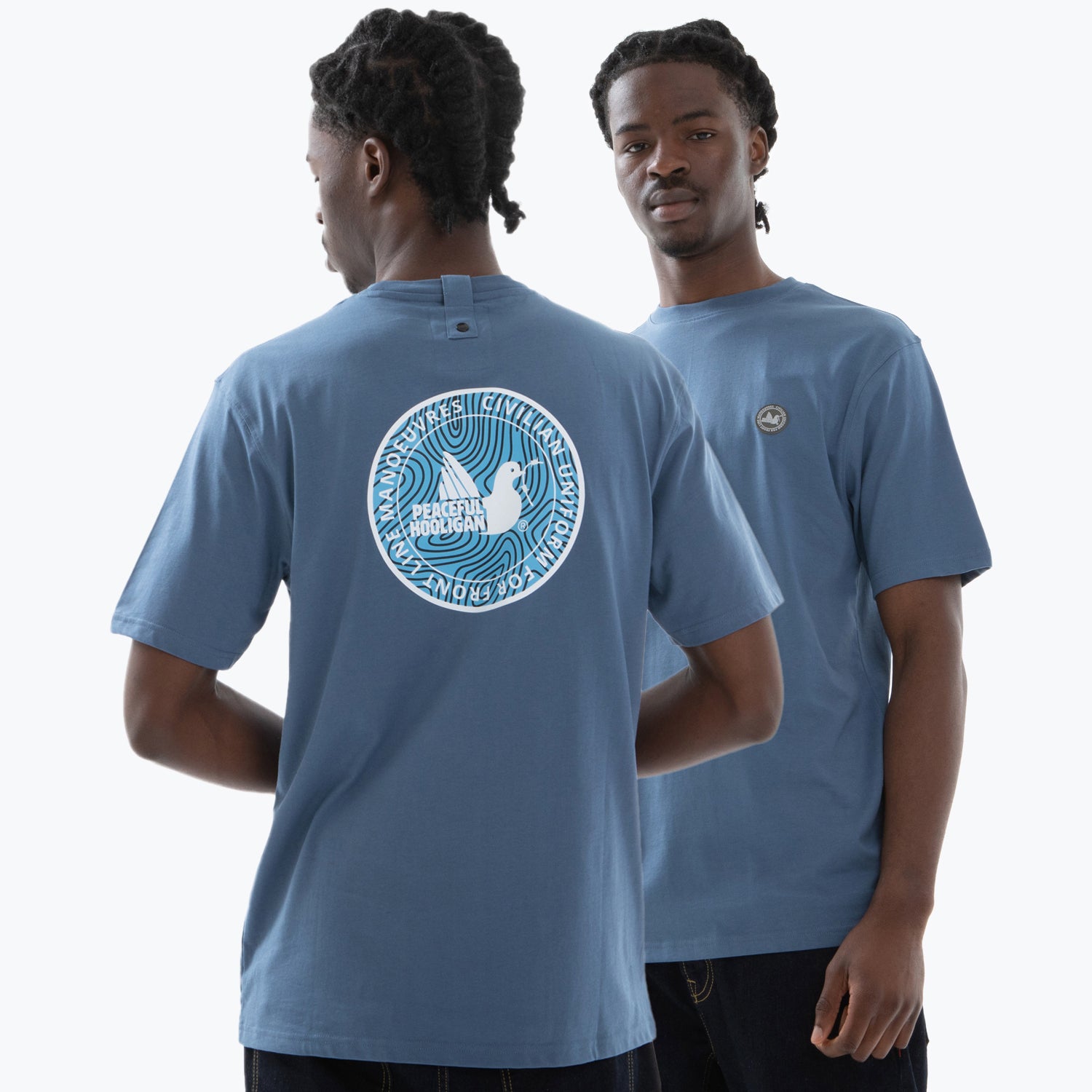 Trace T-Shirt Copen Blue - Peaceful Hooligan