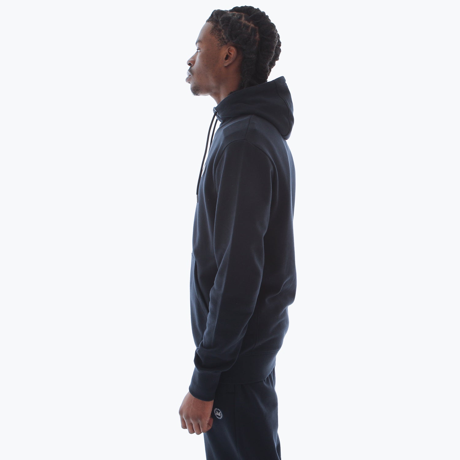 Athletic Zip Hoodie Navy