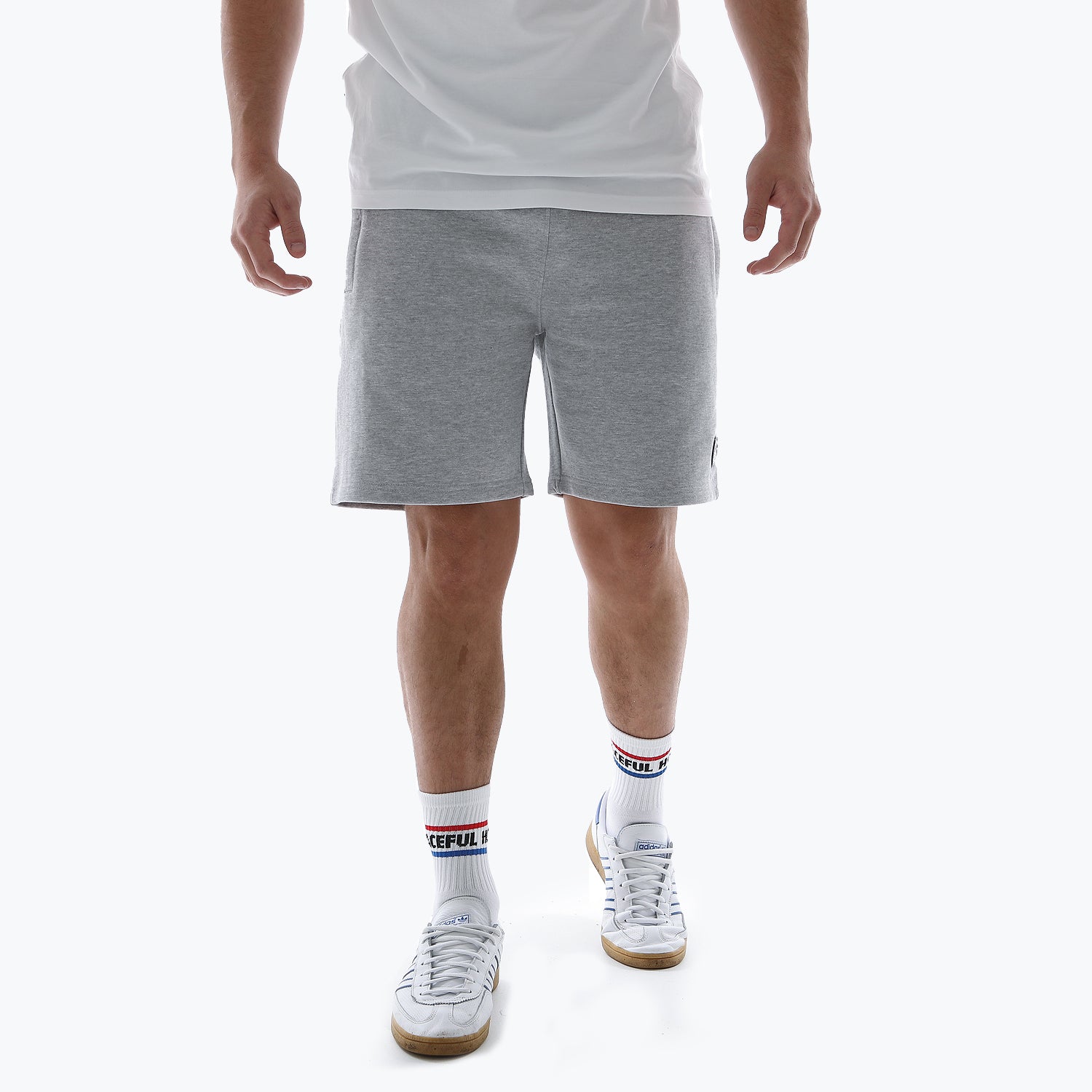 Athletic Sweat Shorts Marl Grey