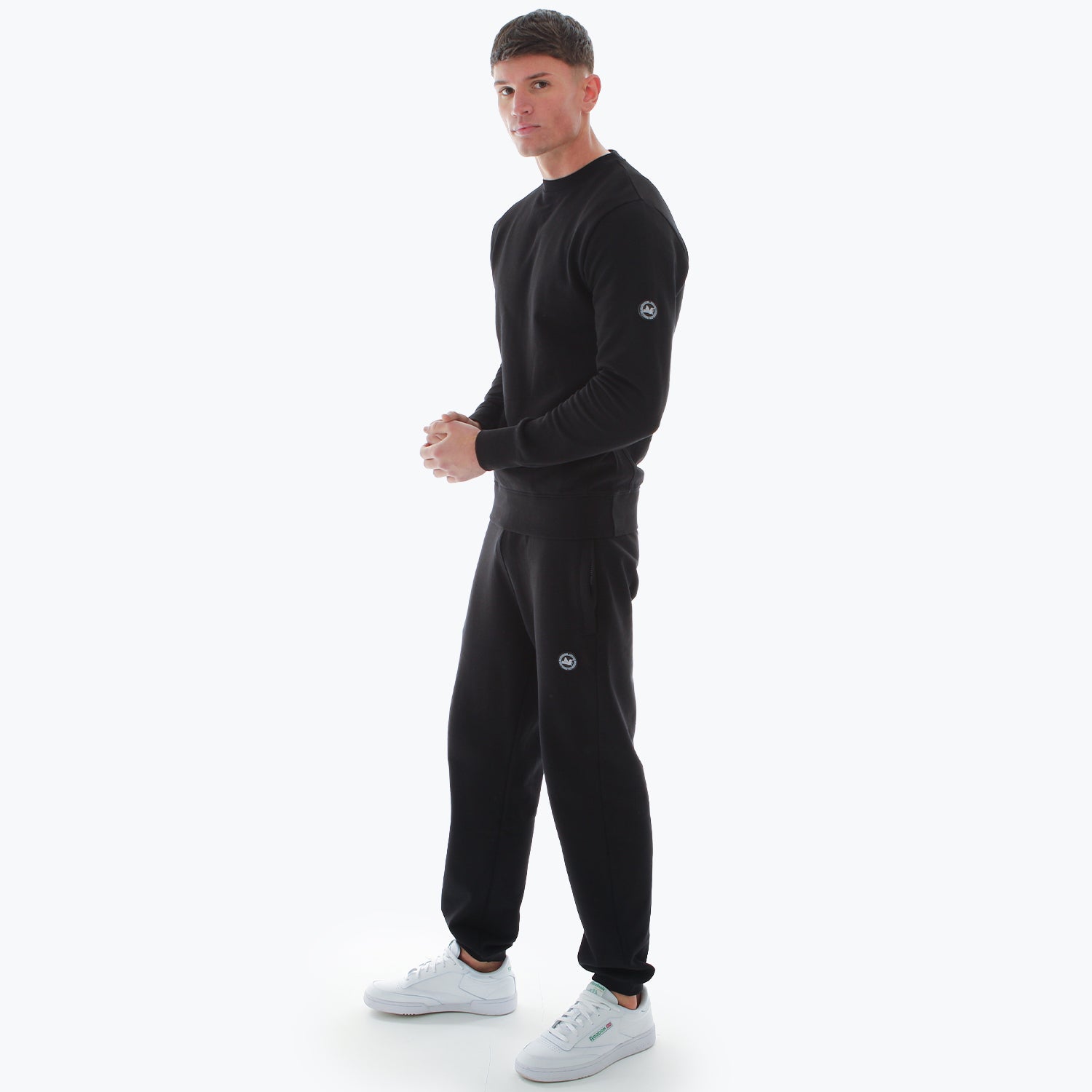 Athletic Crew Sweatshirt Black