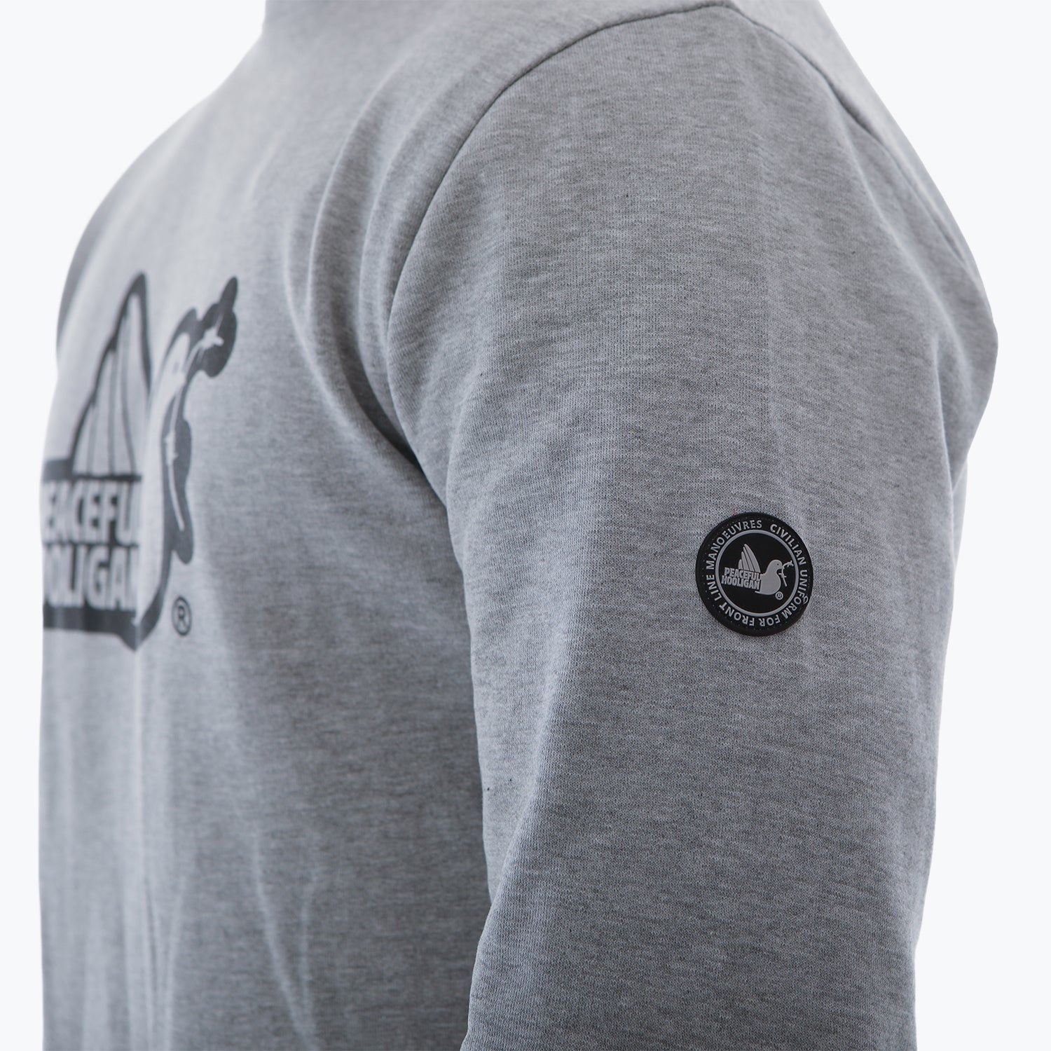 Outline Sweatshirt Marl Grey