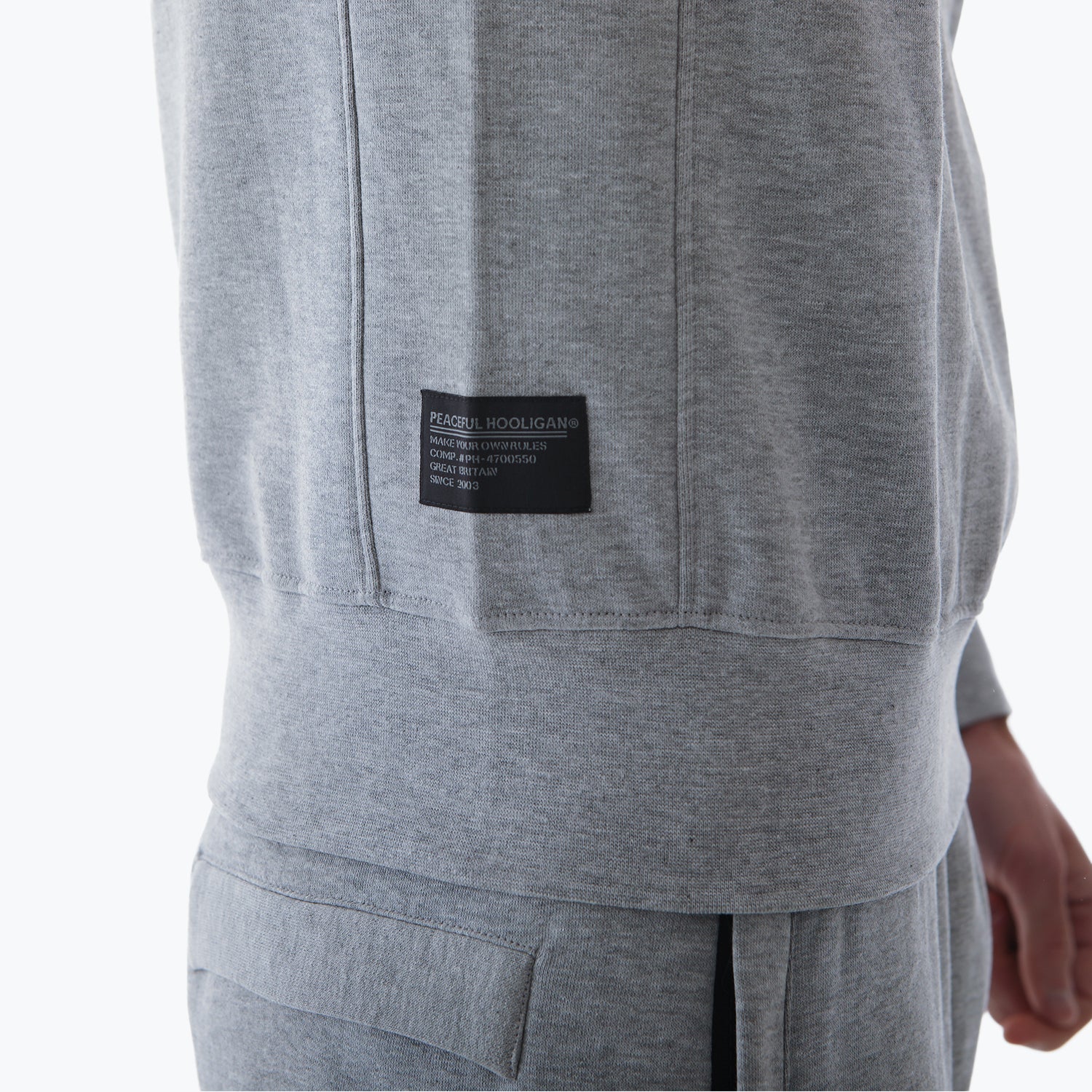 Outline Sweatshirt Marl Grey