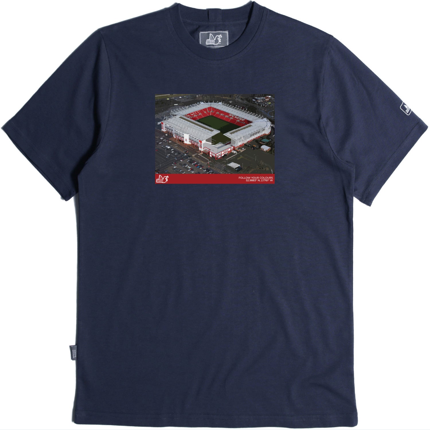 The Brit T-Shirt Navy - Peaceful Hooligan