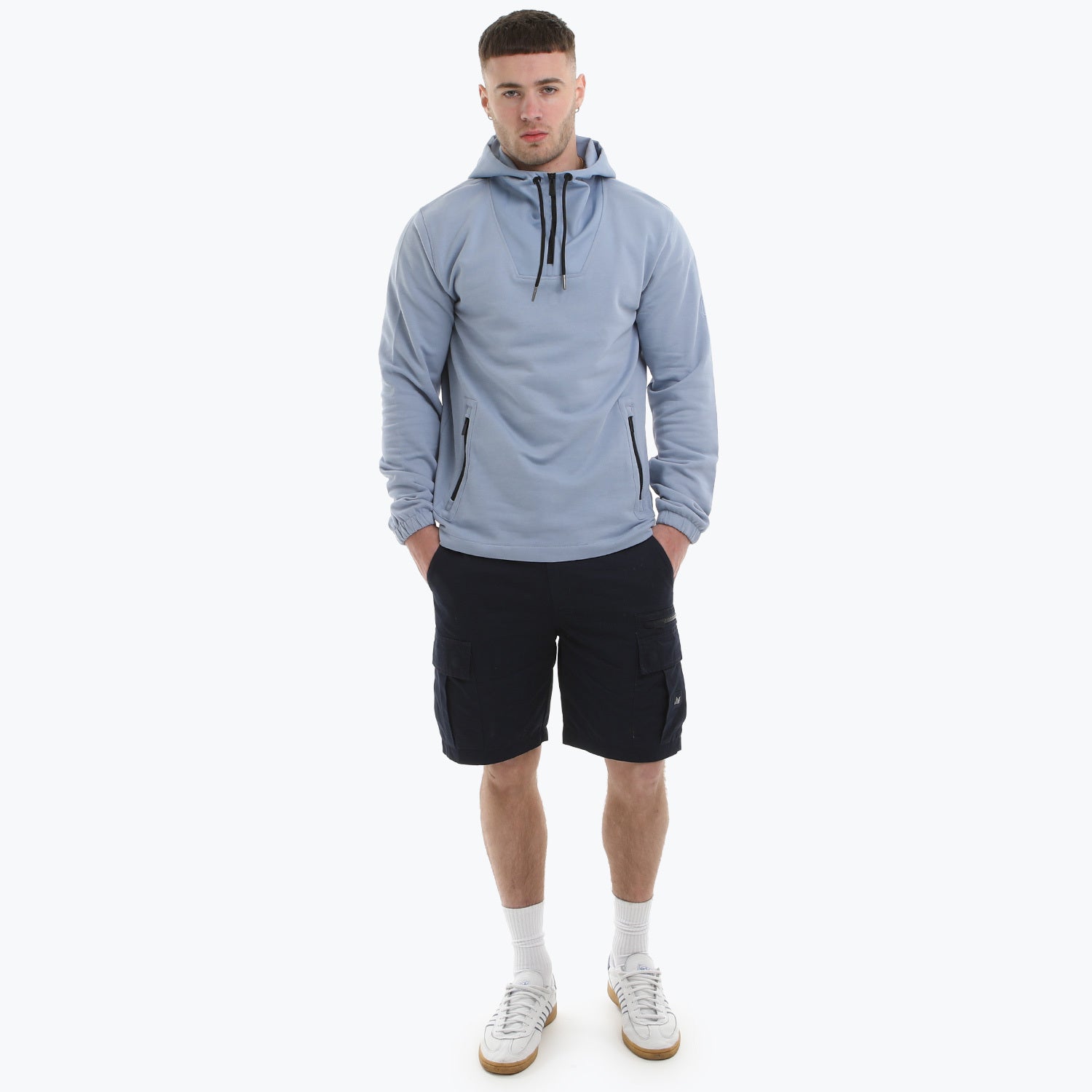 Alpha Hoodie Rain Blue