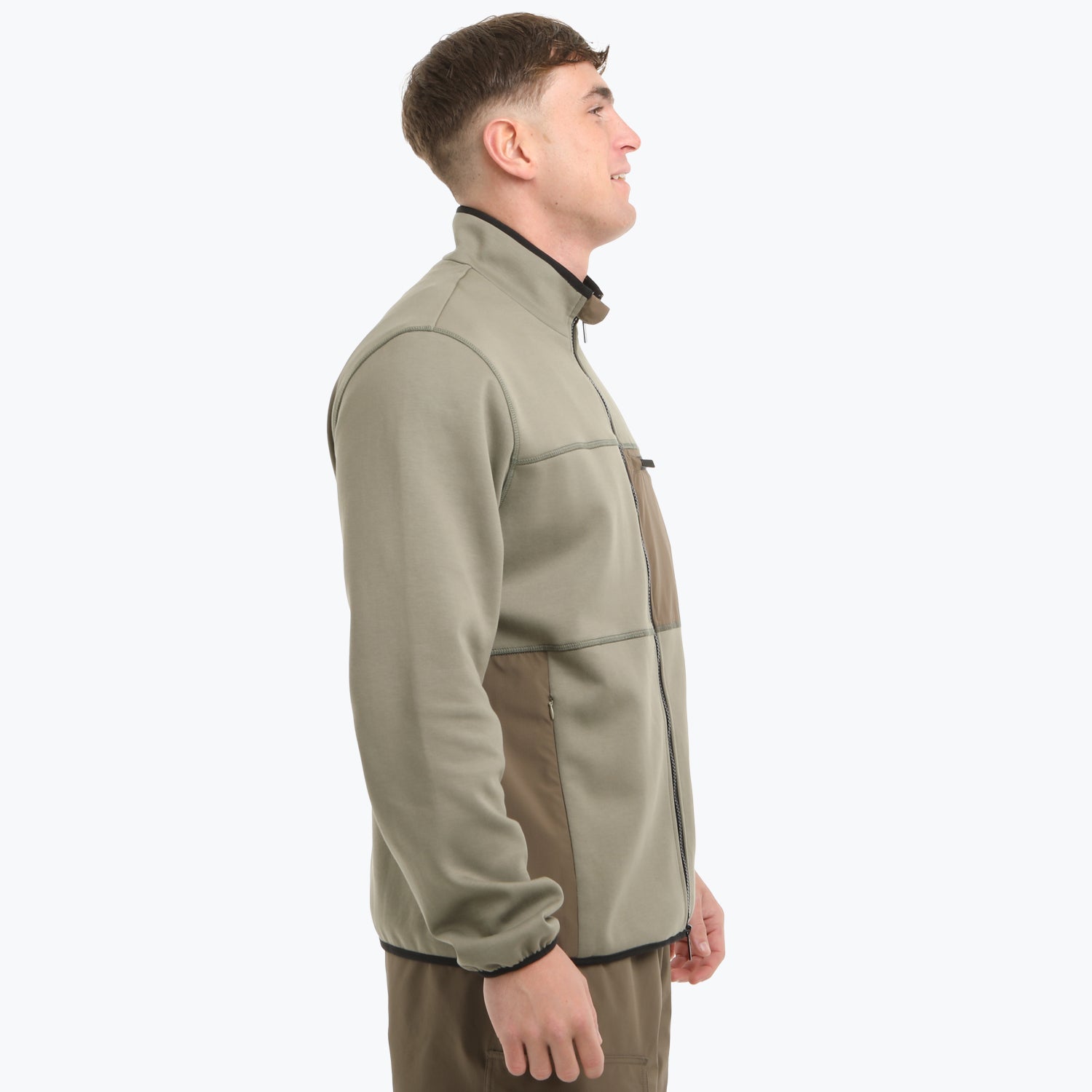 Block Sweatshirt Mushroom