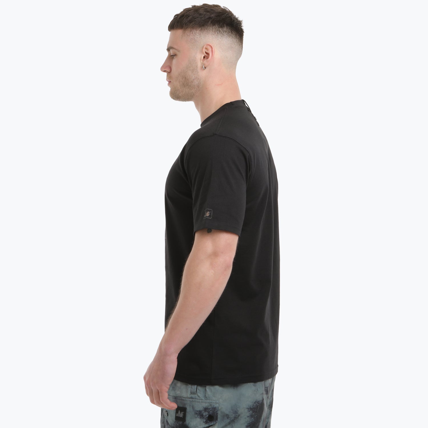 Framed Camo T-Shirt Black/Mediterranean