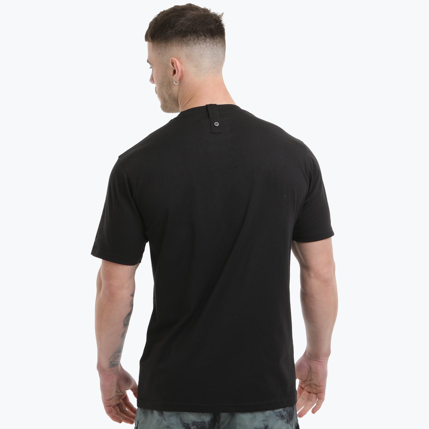 Framed Camo T-Shirt Black/Mediterranean