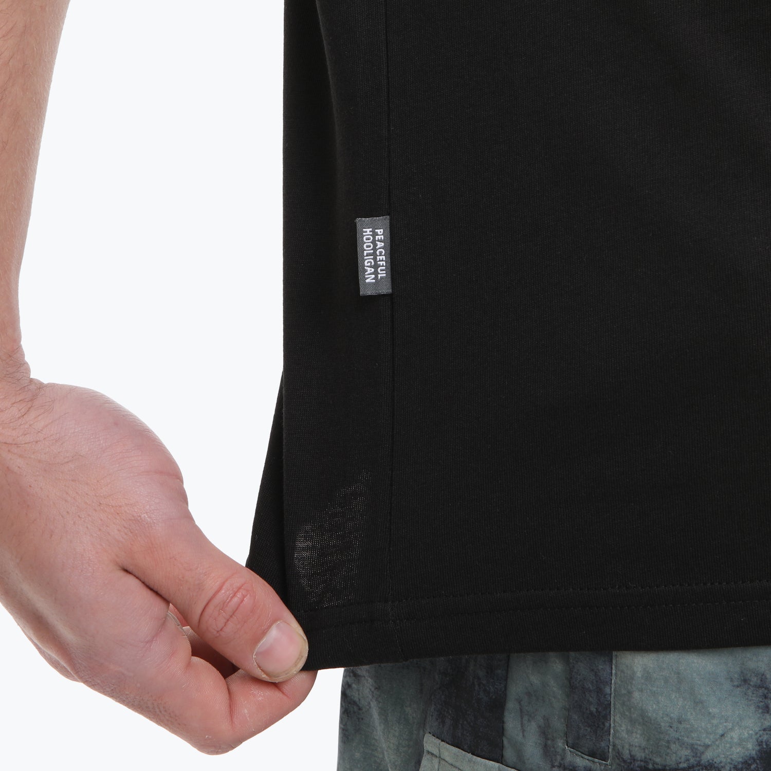 Framed Camo T-Shirt Black/Mediterranean