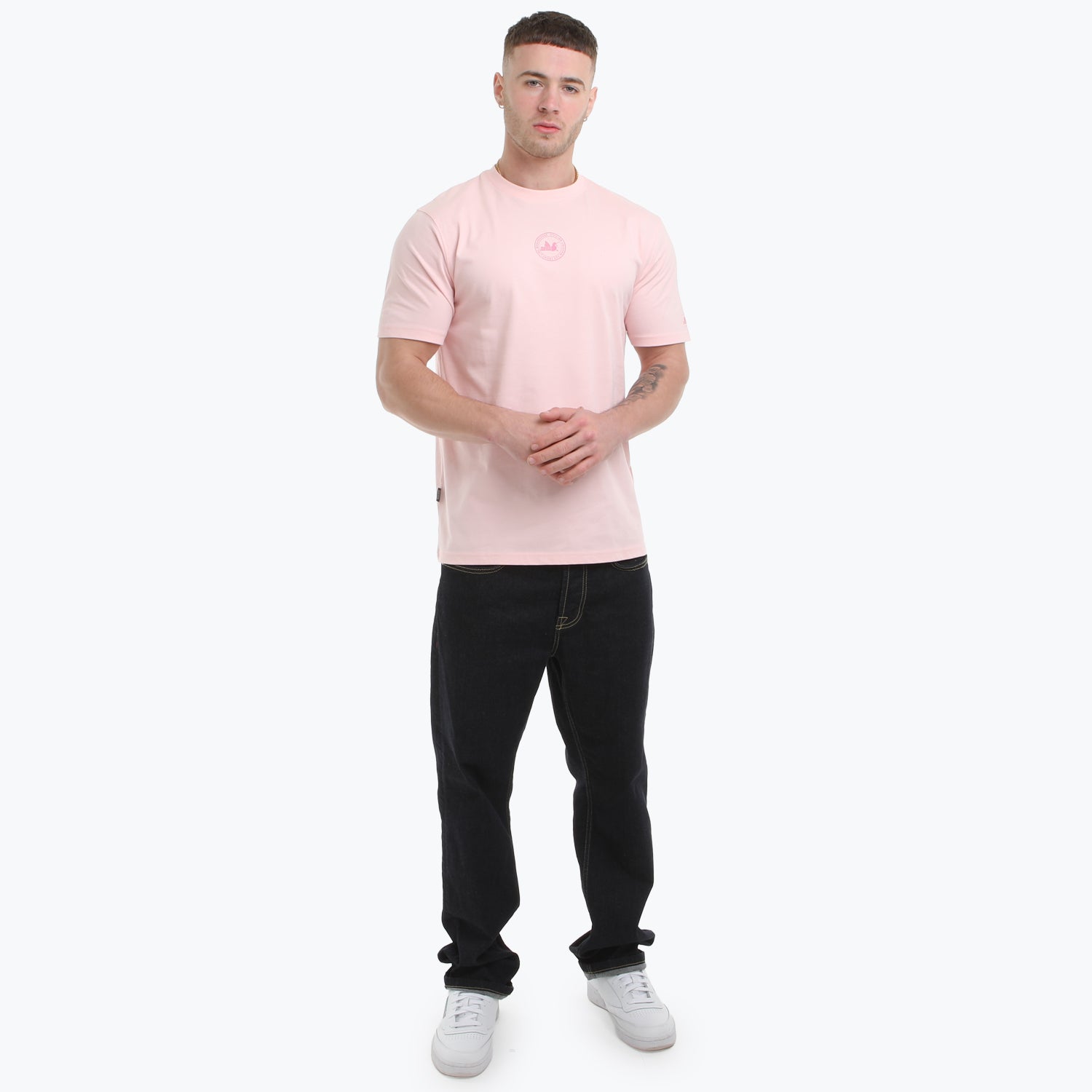 Emblem T-Shirt Pale Pink