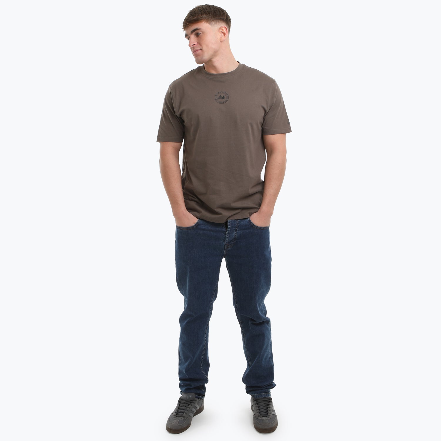 Emblem T-Shirt Tarmac Grey