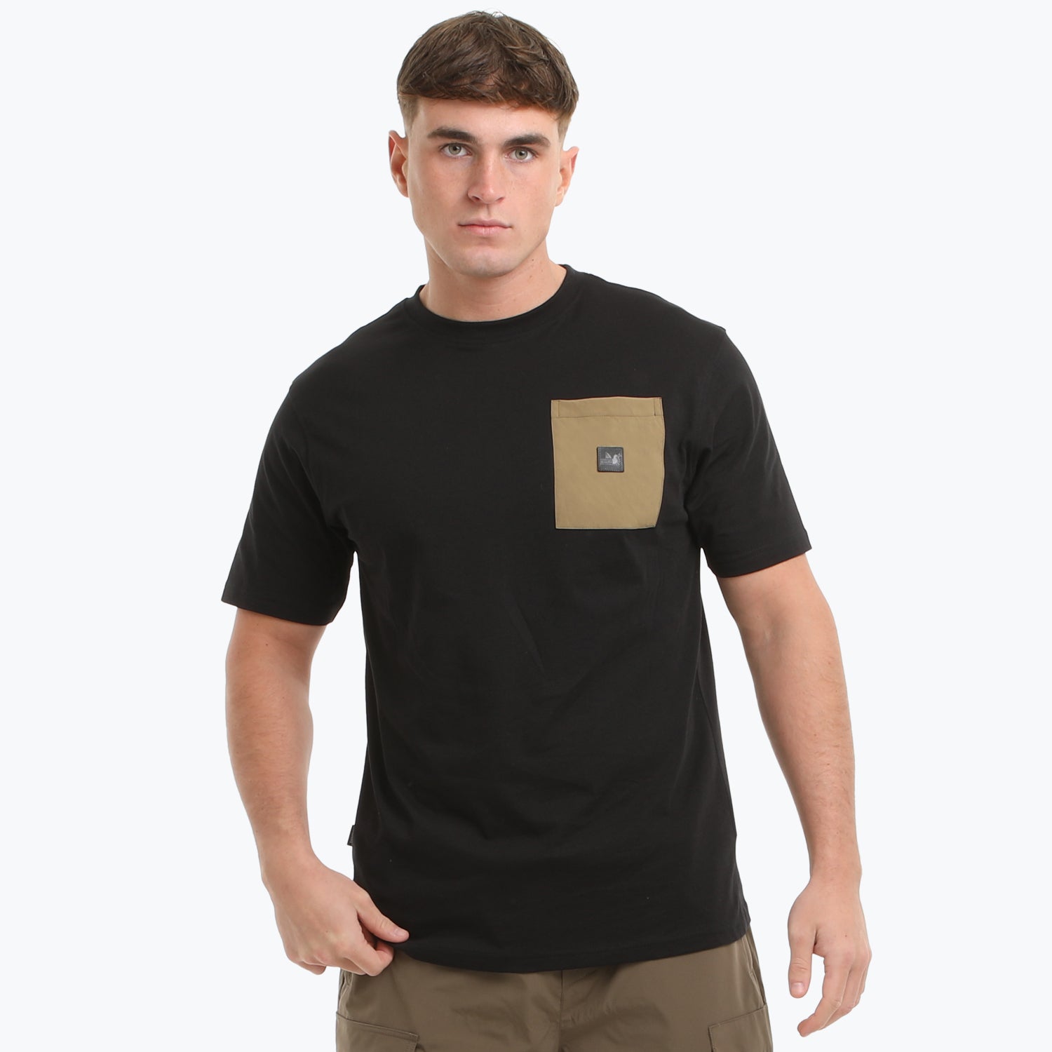 Flint T-Shirt Black / Mushroom