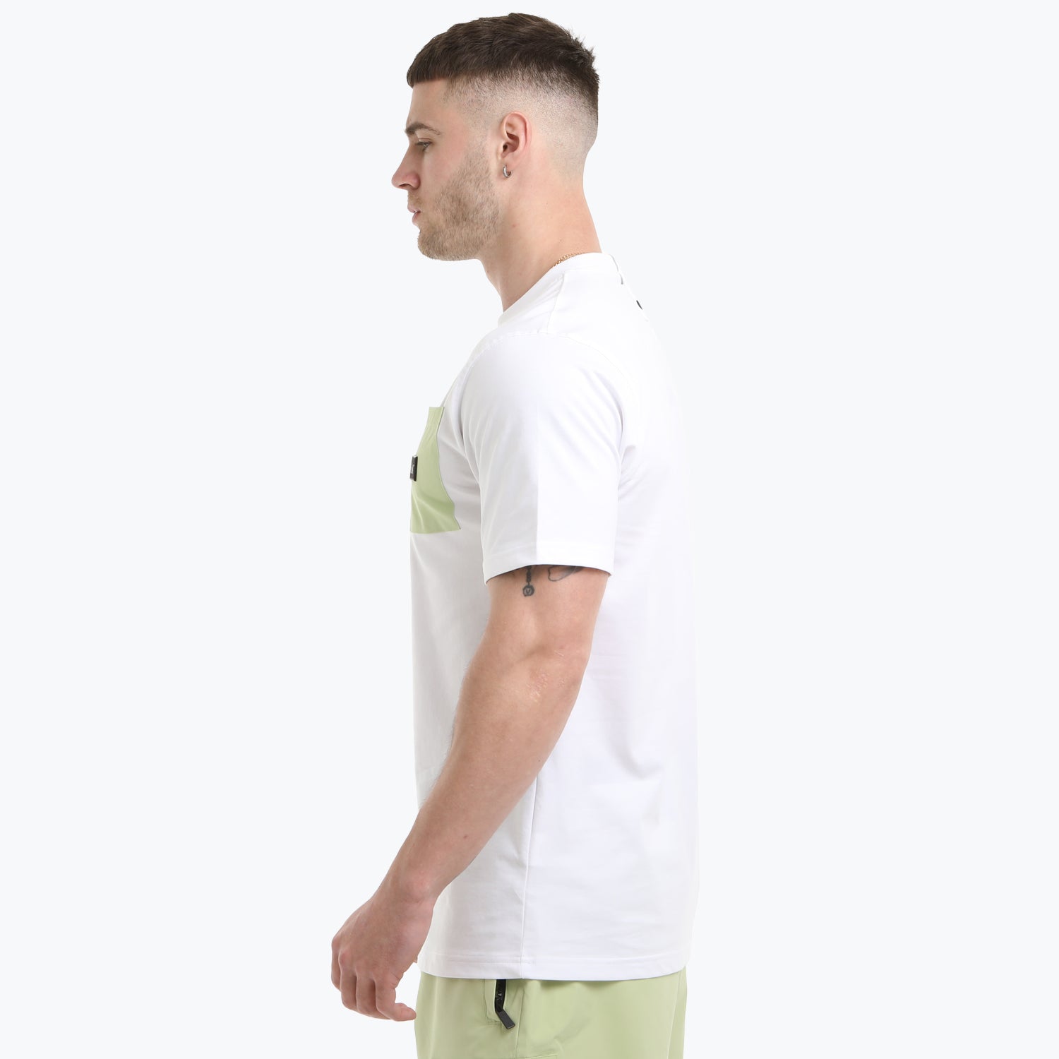 Flint T-Shirt White / Lime