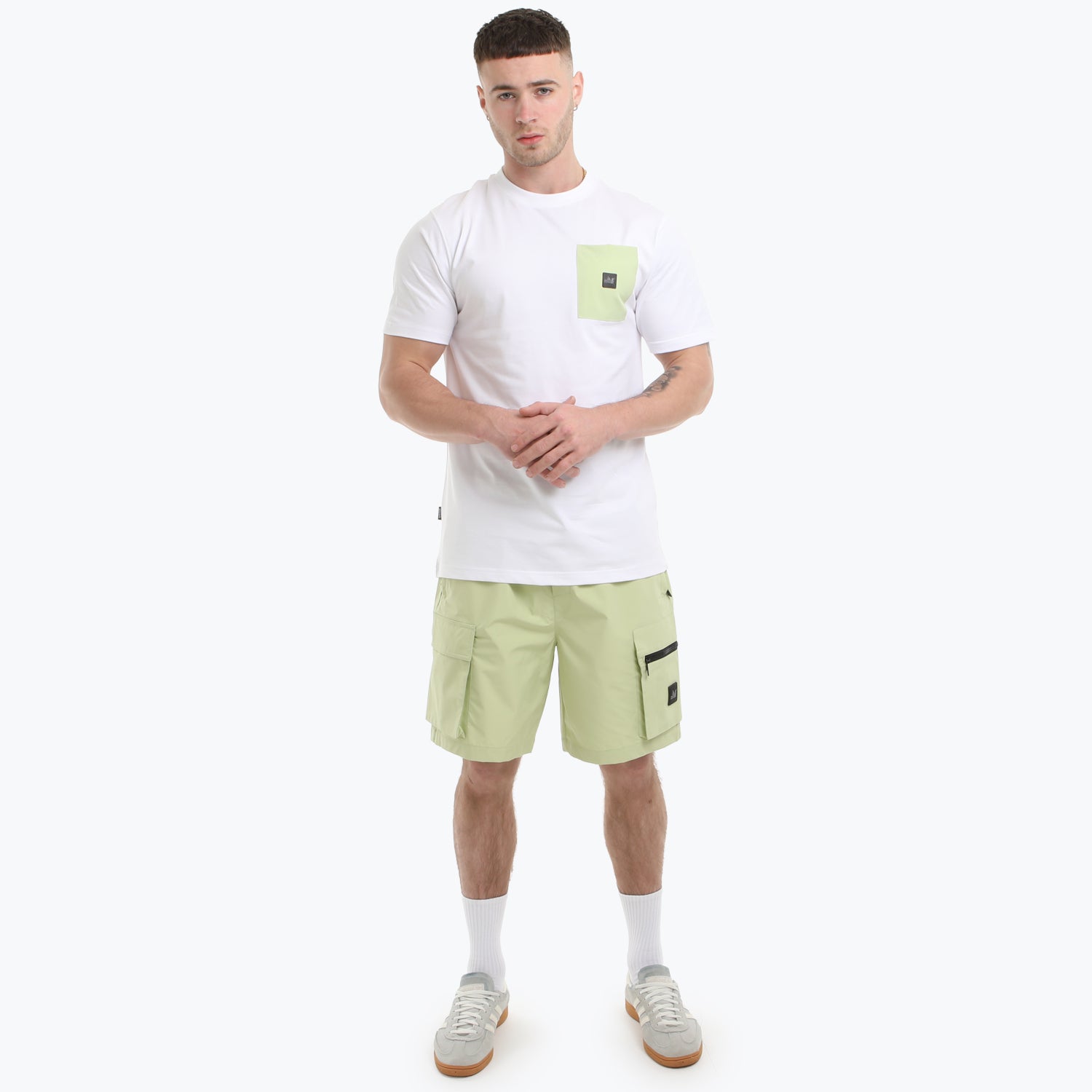 Flint T-Shirt White / Lime