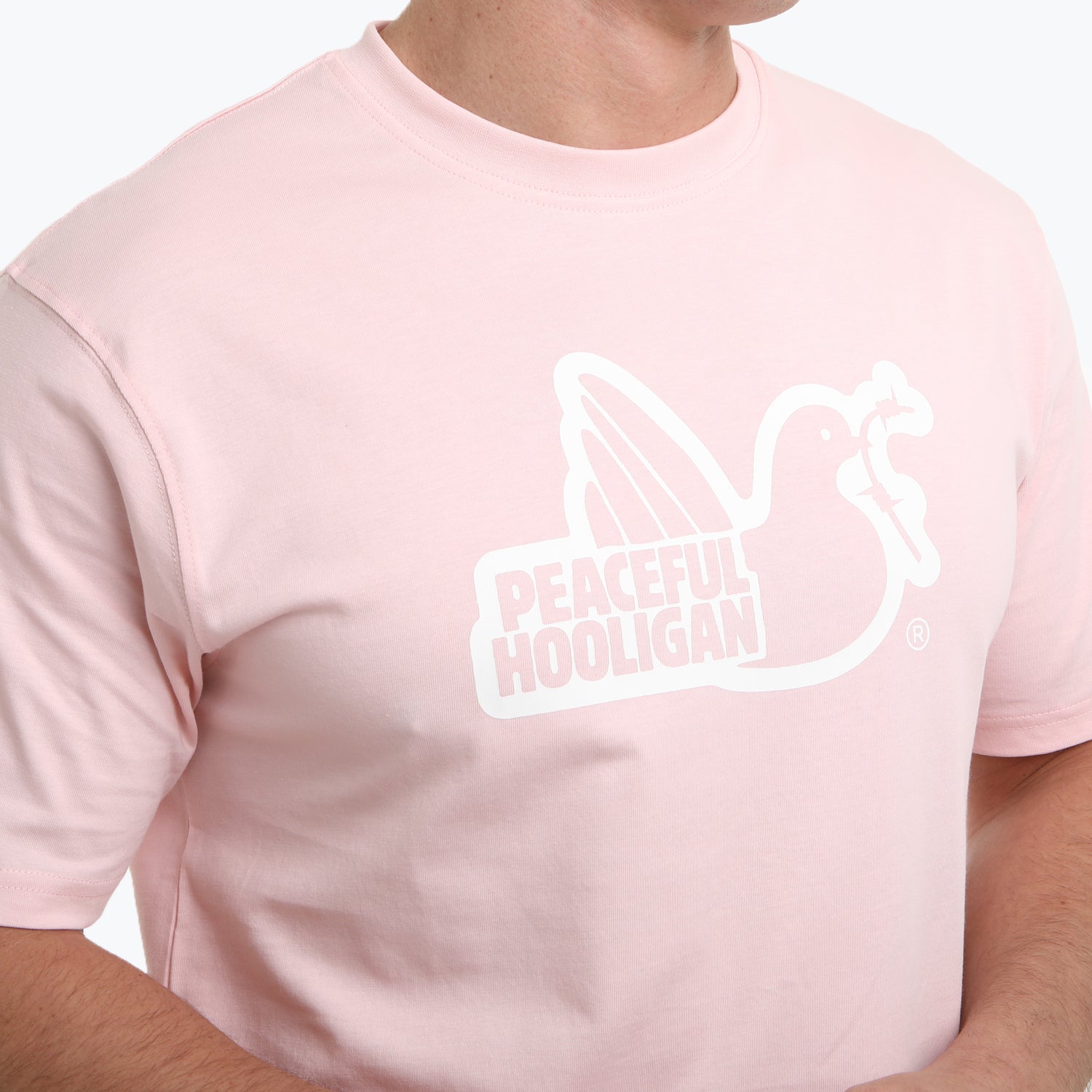 Outline T-Shirt Pale Pink