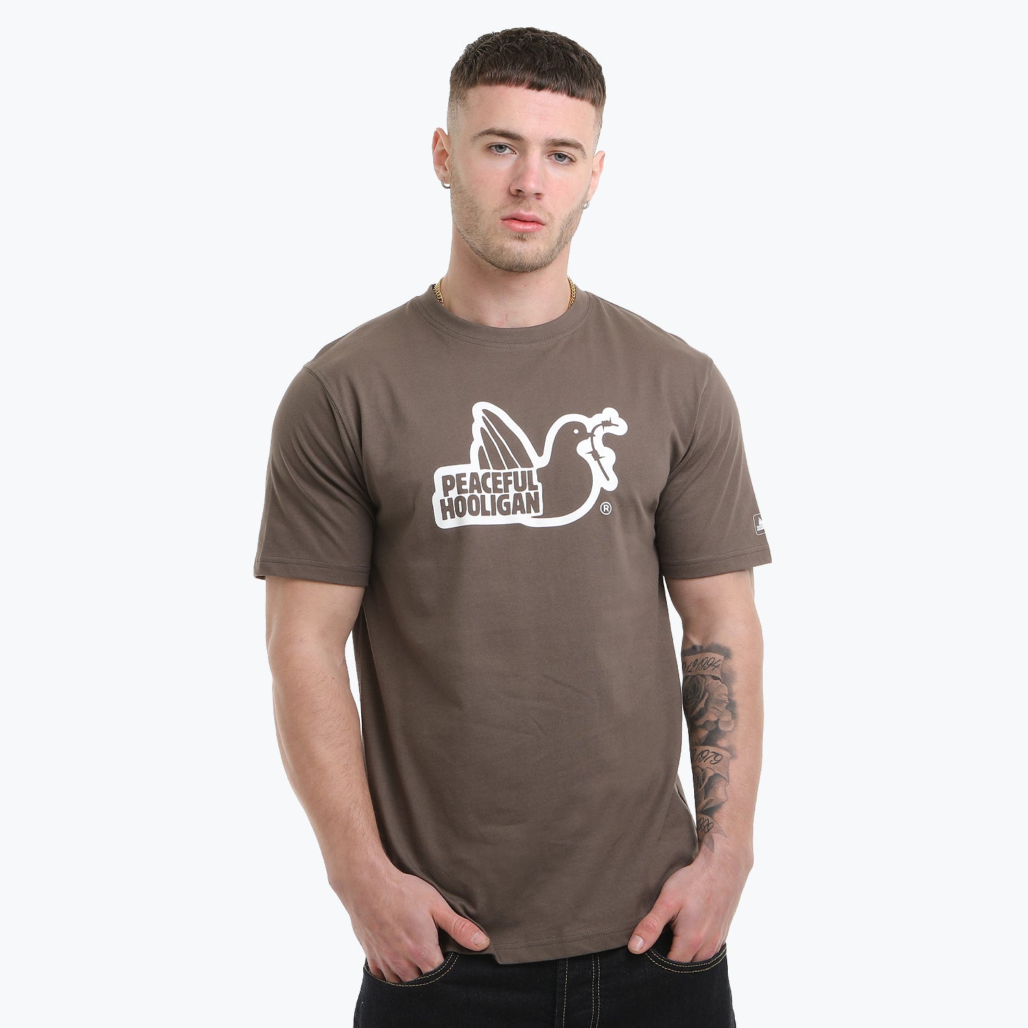 Outline T-Shirt Tarmac Grey